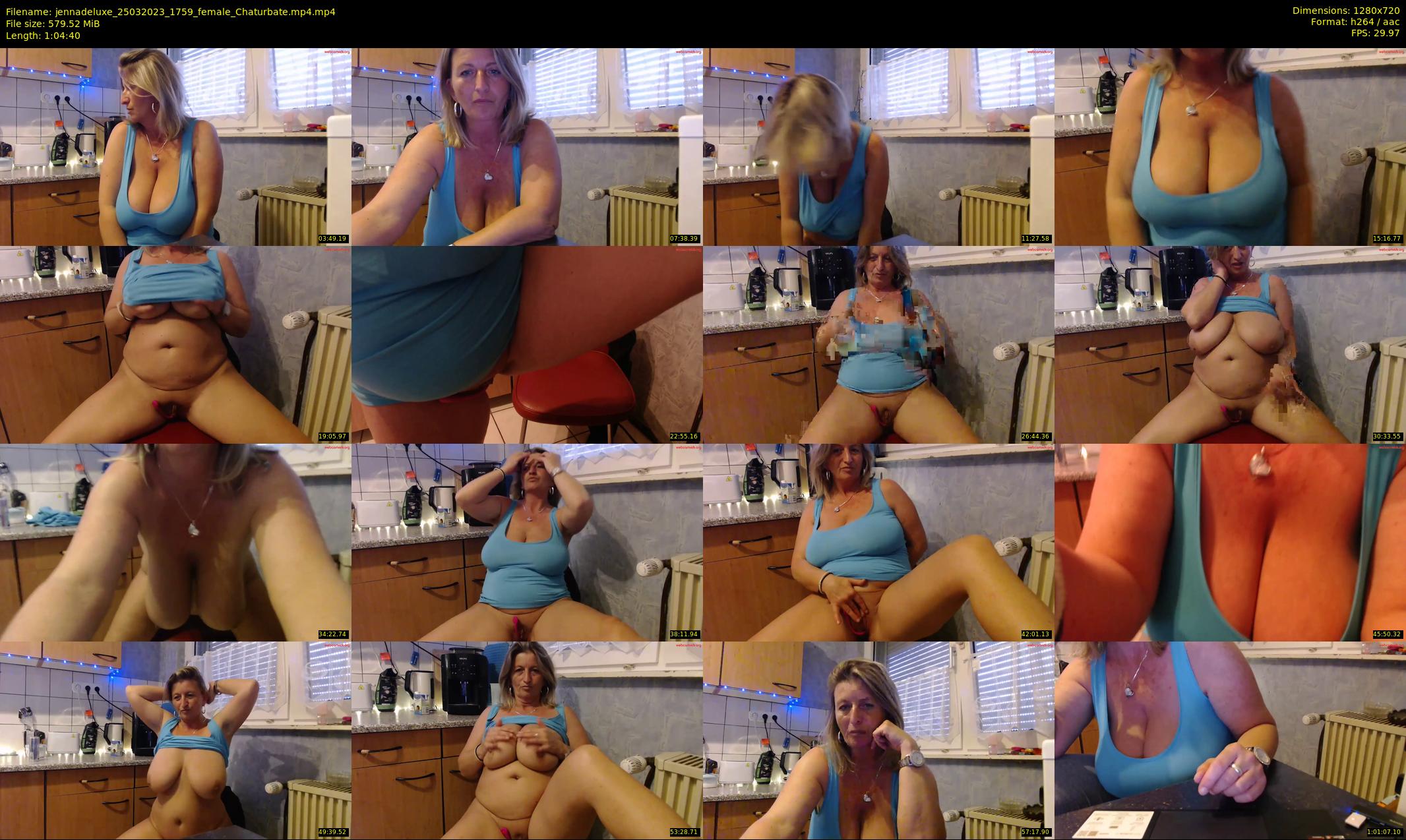 jennadeluxe — 65 minute Chaturbate female cam show recording, 720p, Mar 25, 2023