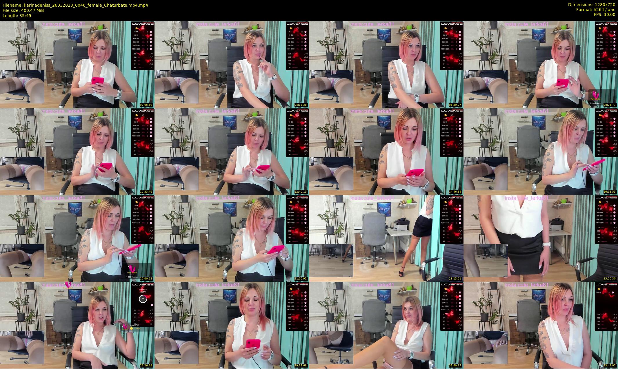 karinadeniss — 36 minute Chaturbate couple cam show recording, 720p, Mar 26, 2023