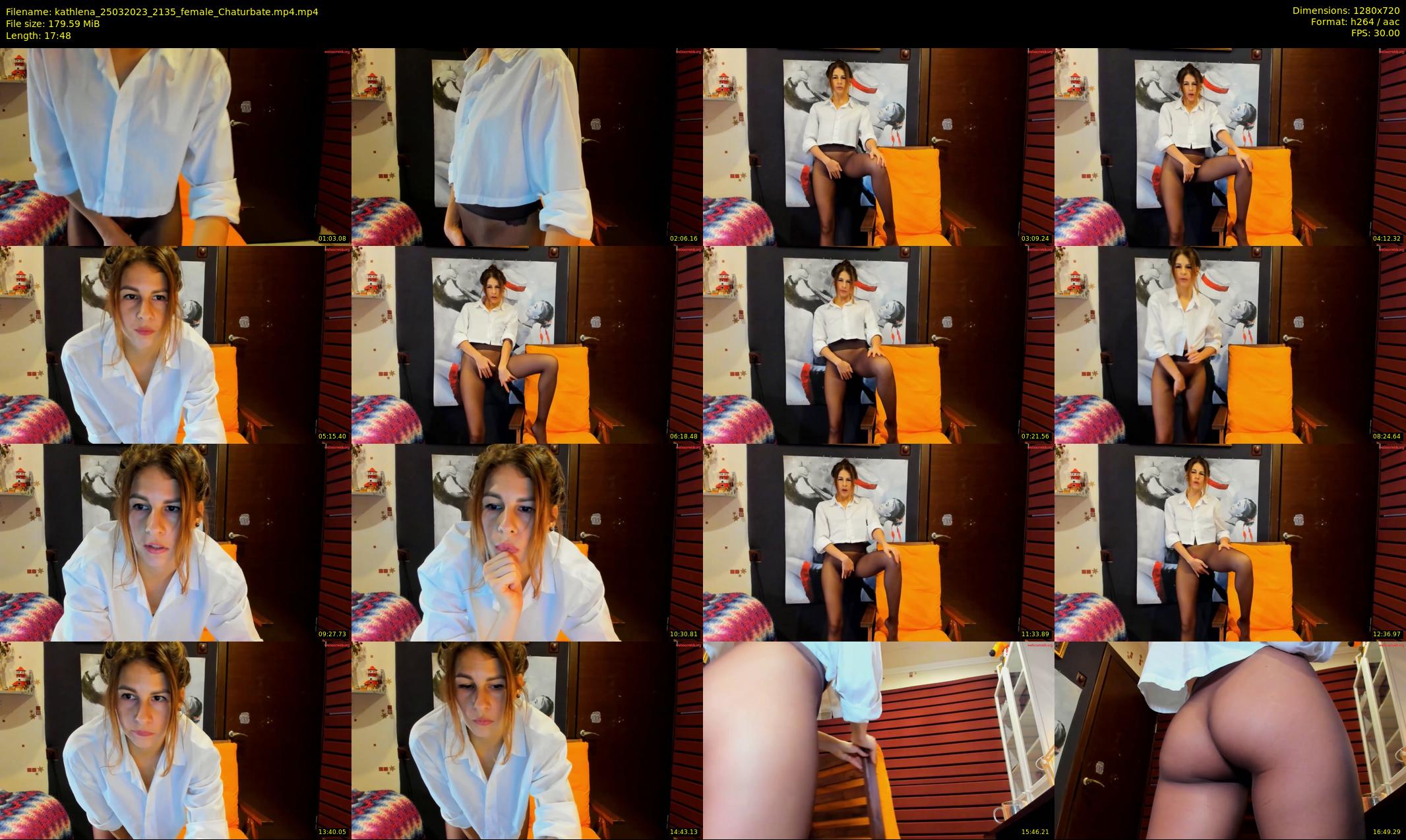 kathlena — 18 minute Chaturbate female cam show recording, 720p, Mar 25, 2023