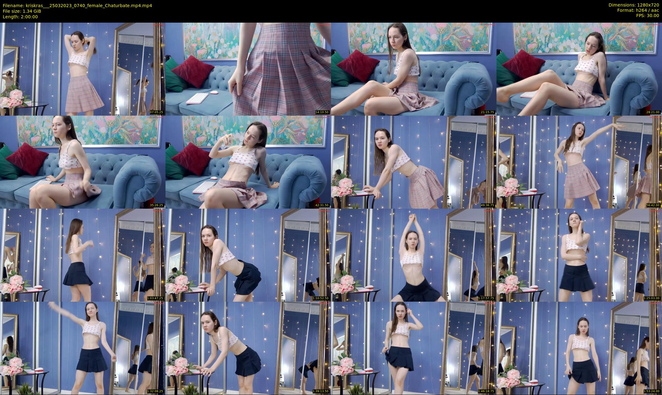 kriskras__ — 120 minute Chaturbate female cam show recording, 720p, Mar 25, 2023