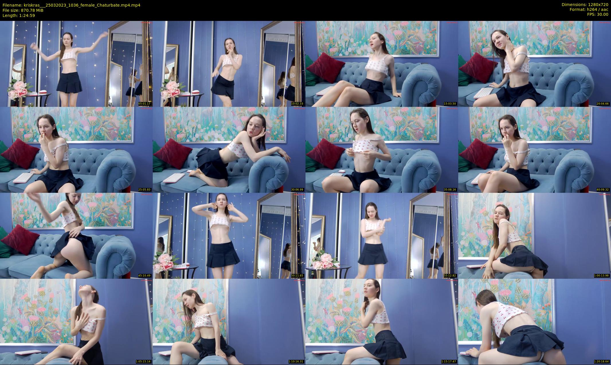 kriskras__ — 85 minute Chaturbate female cam show recording, 720p, Mar 25, 2023