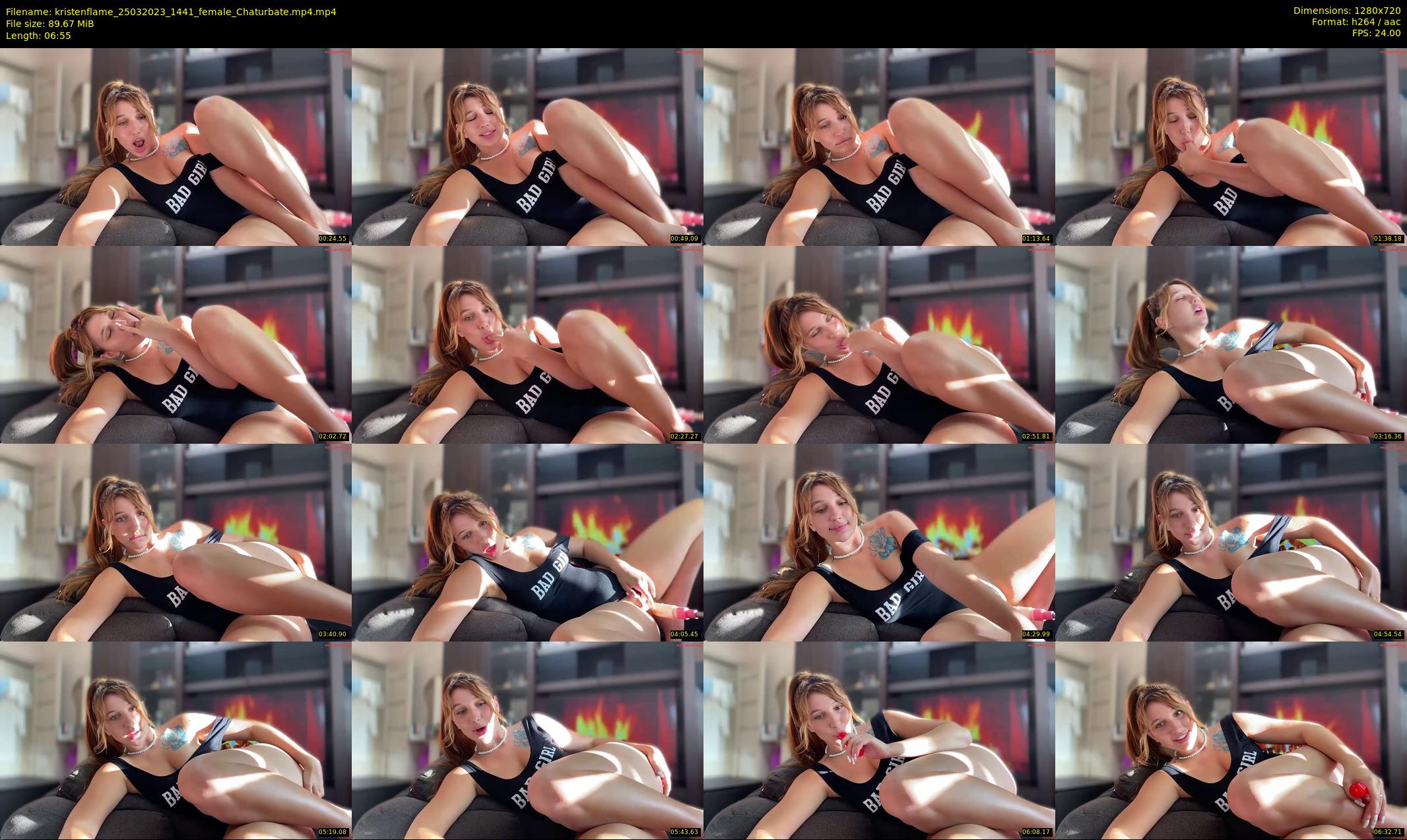 kristenflame — 7 minute Chaturbate couple cam show recording, 720p, Mar 25, 2023
