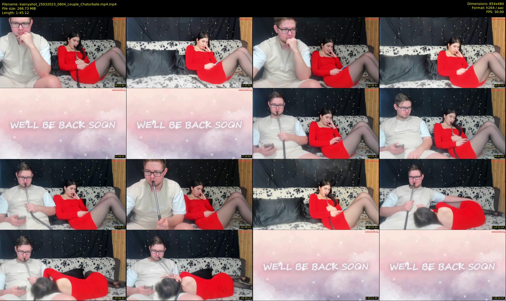 ksenyahot — 106 minute Chaturbate couple cam show recording, 480p, Mar 25, 2023