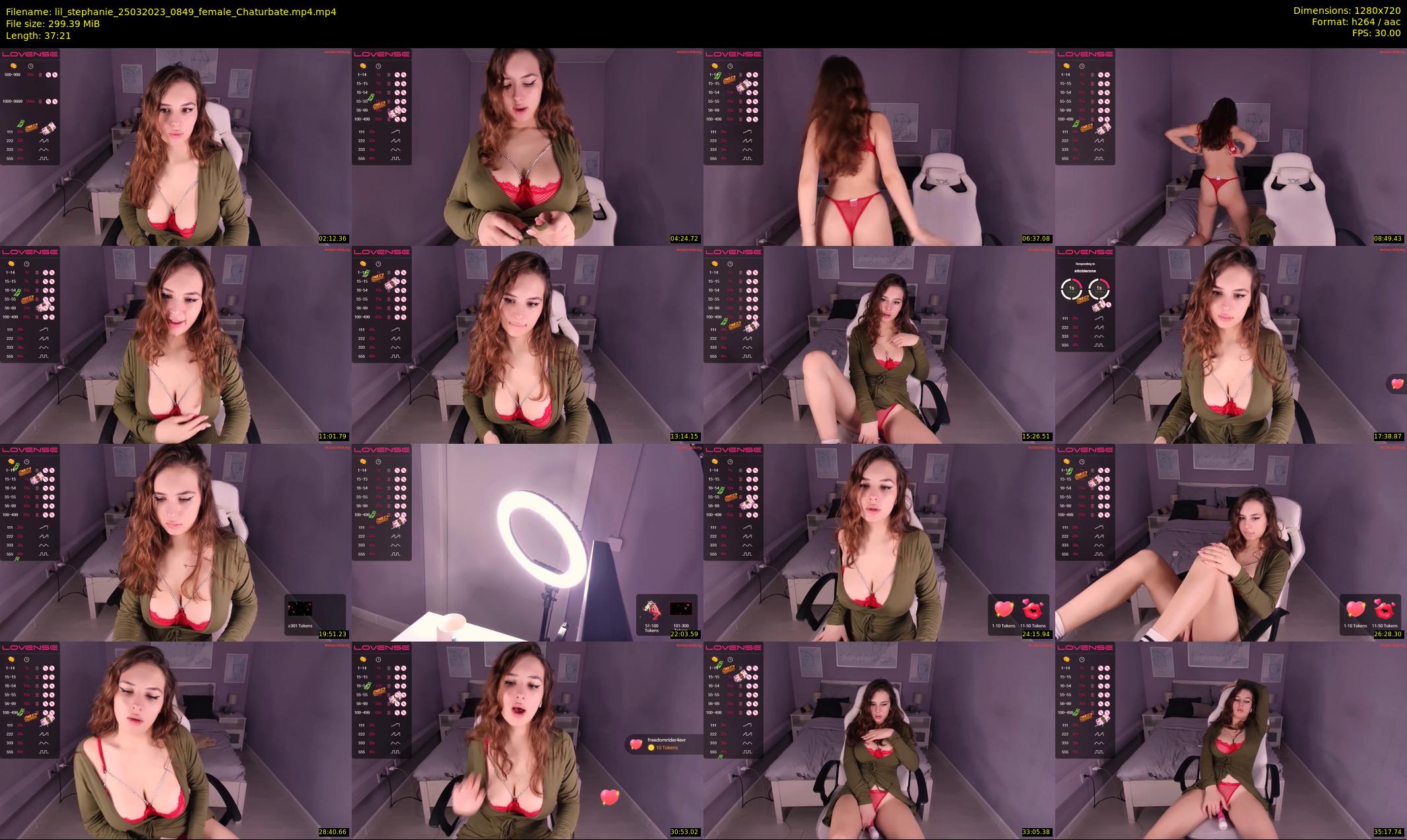 lil_stephanie — 38 minute Chaturbate female cam show recording, 720p, Mar 25, 2023