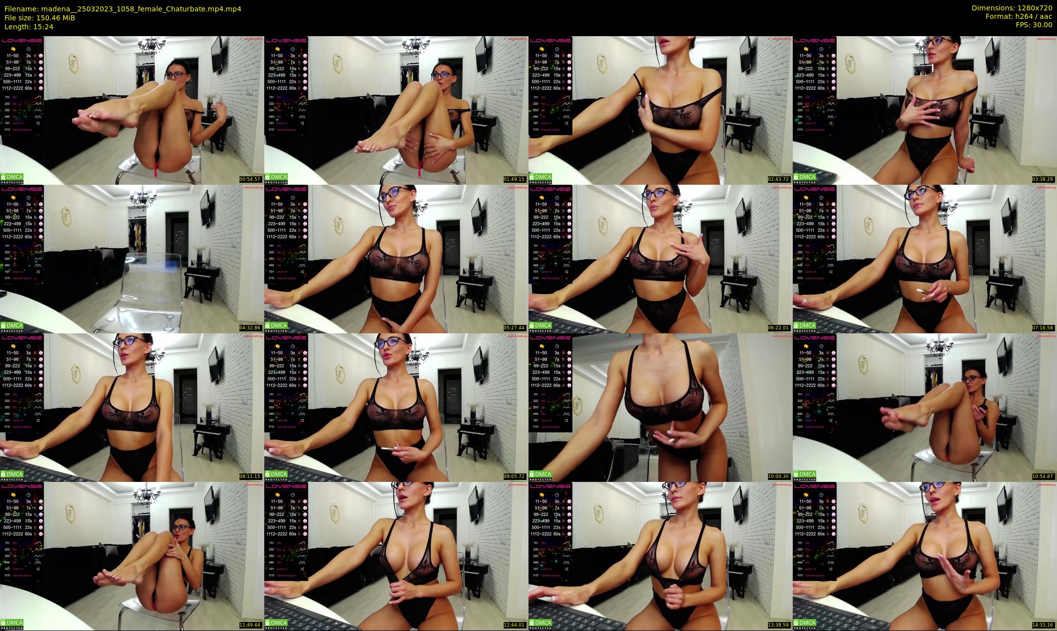 madena_ — 16 minute Chaturbate female cam show recording, 720p, Mar 25, 2023