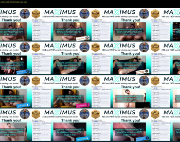 maximus_787 — 4 minute Chaturbate male cam show recording, 720p, Mar 25, 2023