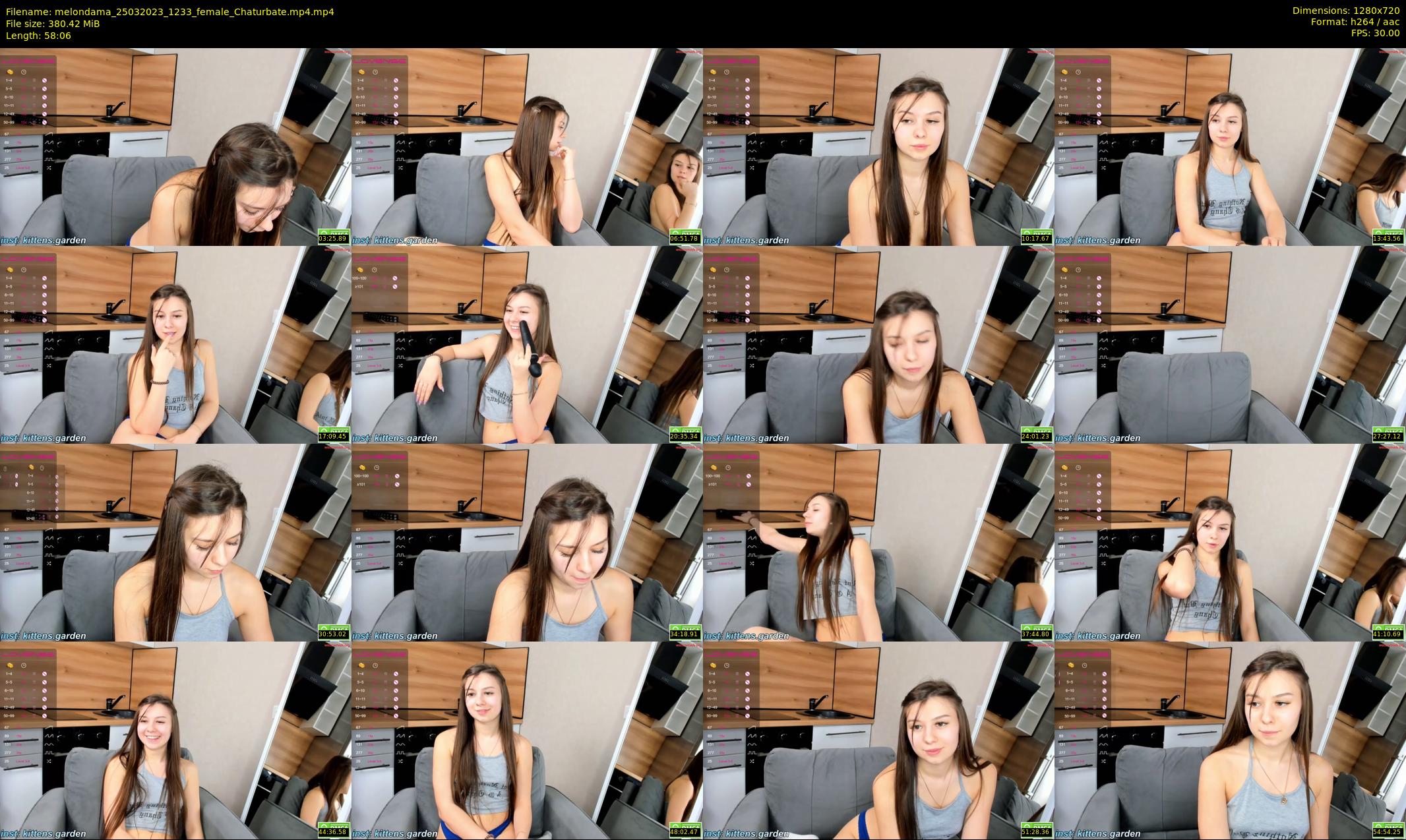 melondama — 59 minute Chaturbate female cam show recording, 720p, Mar 25, 2023