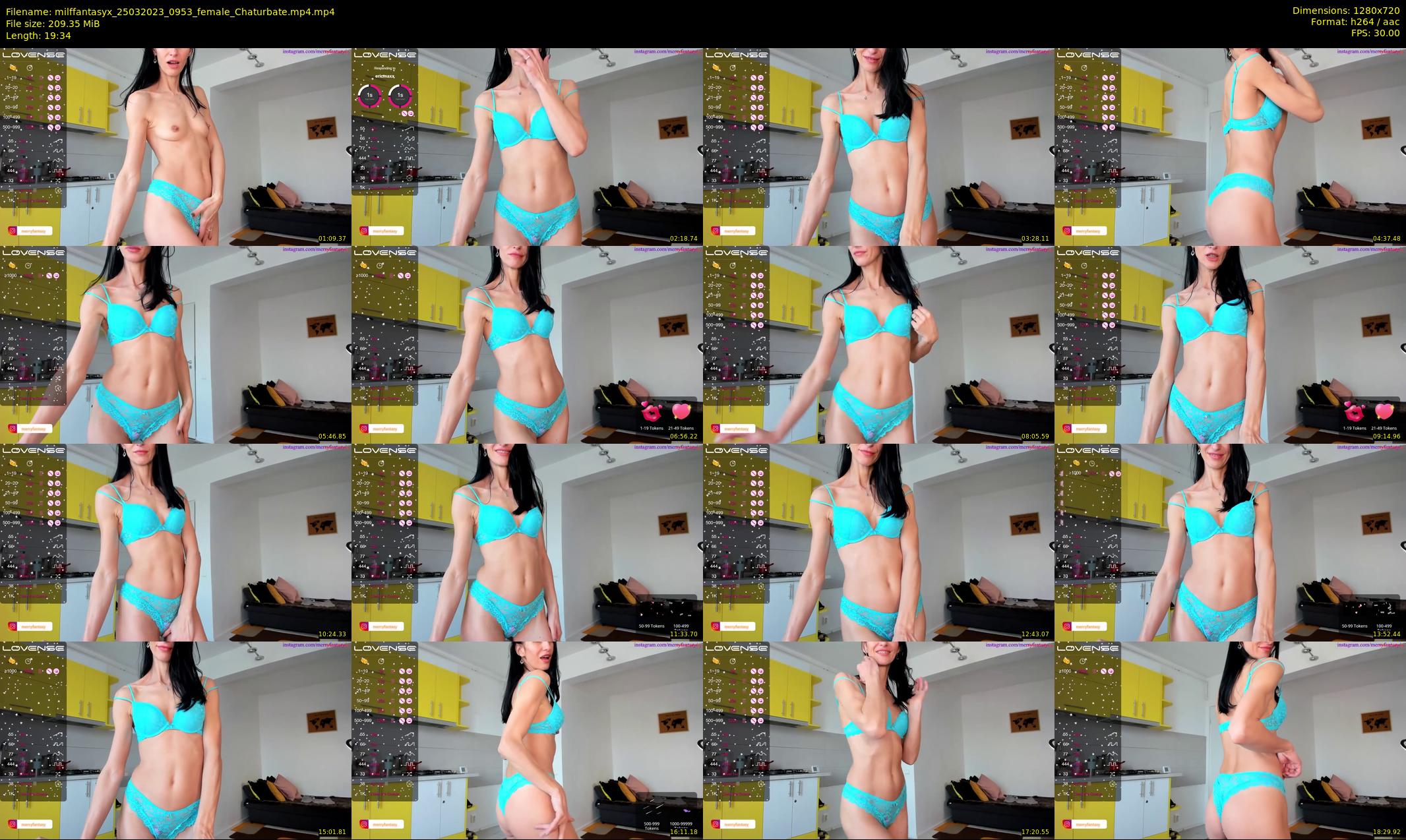 milffantasyx — 20 minute Chaturbate female cam show recording, 720p, Mar 25, 2023