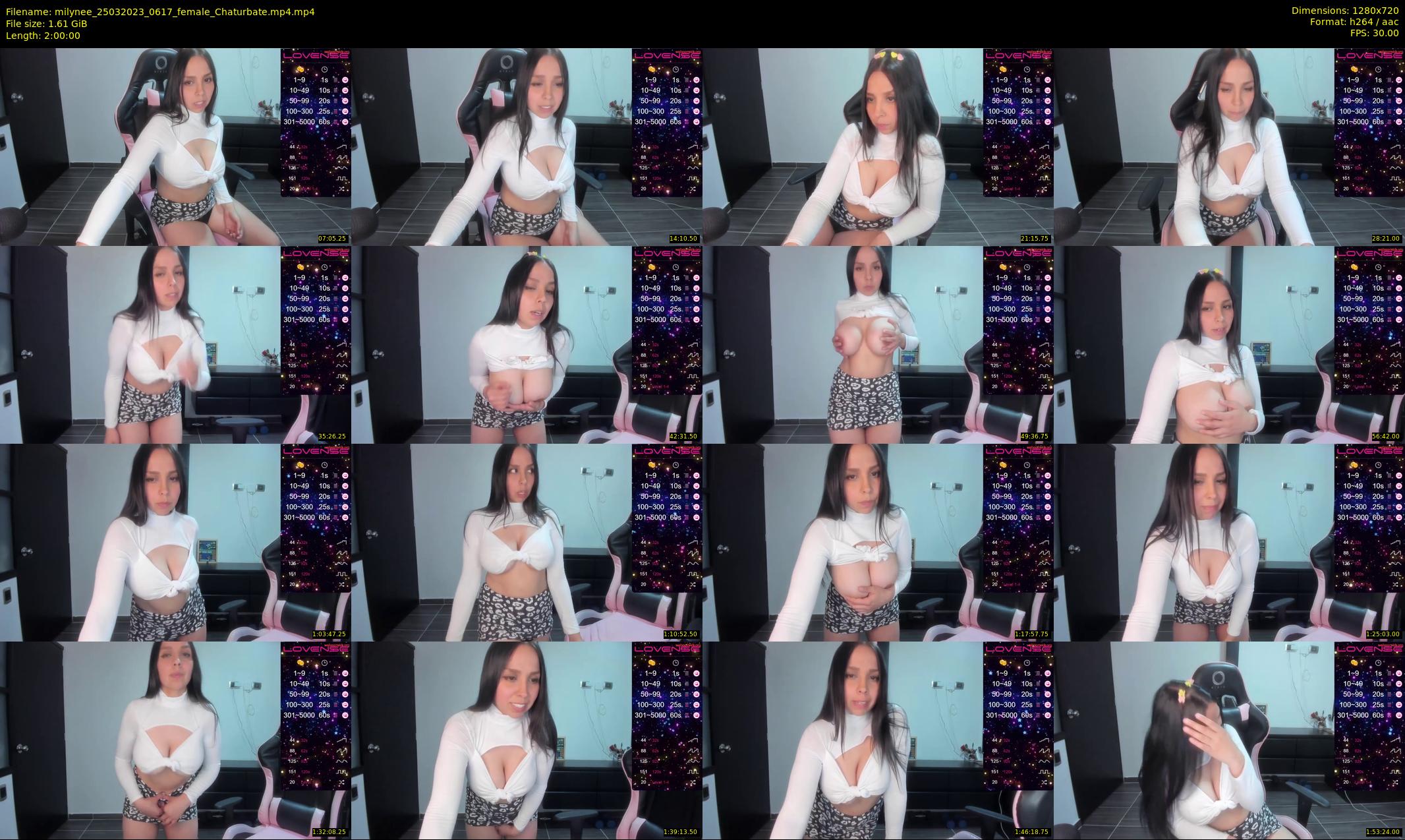 milynee — 120 minute Chaturbate female cam show recording, 720p, Mar 25, 2023