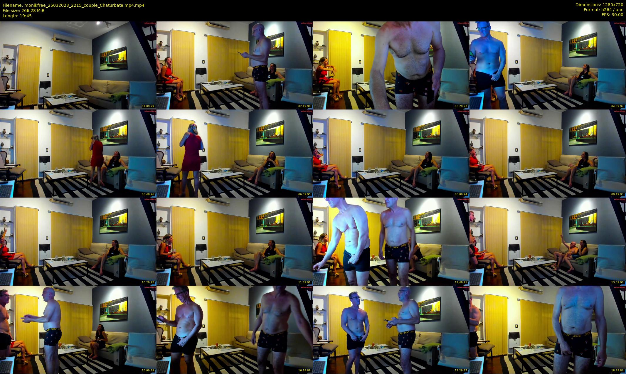 monikfree — 20 minute Chaturbate couple cam show recording, 720p, Mar 25, 2023