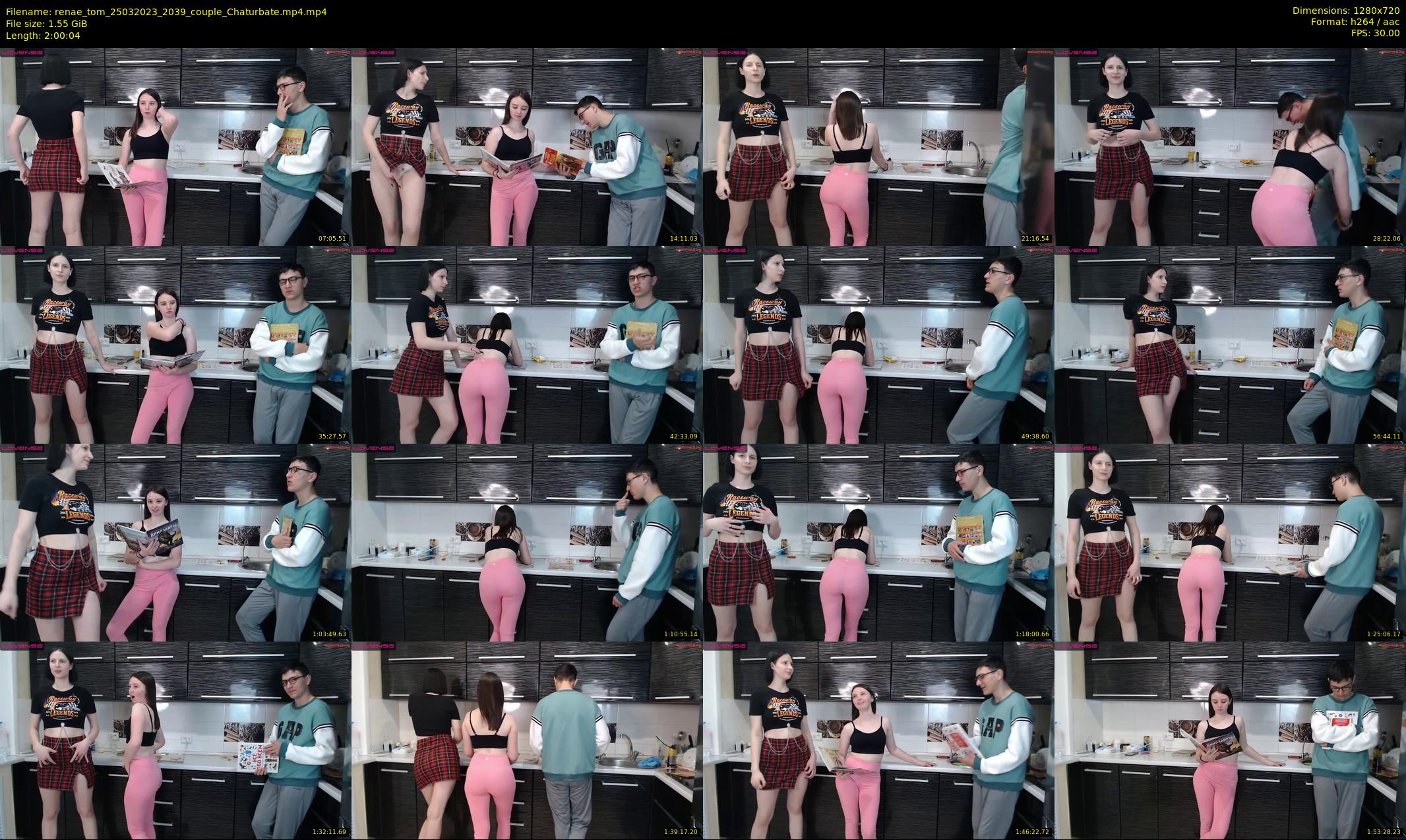 renae_tom — 121 minute Chaturbate couple cam show recording, 720p, Mar 25, 2023