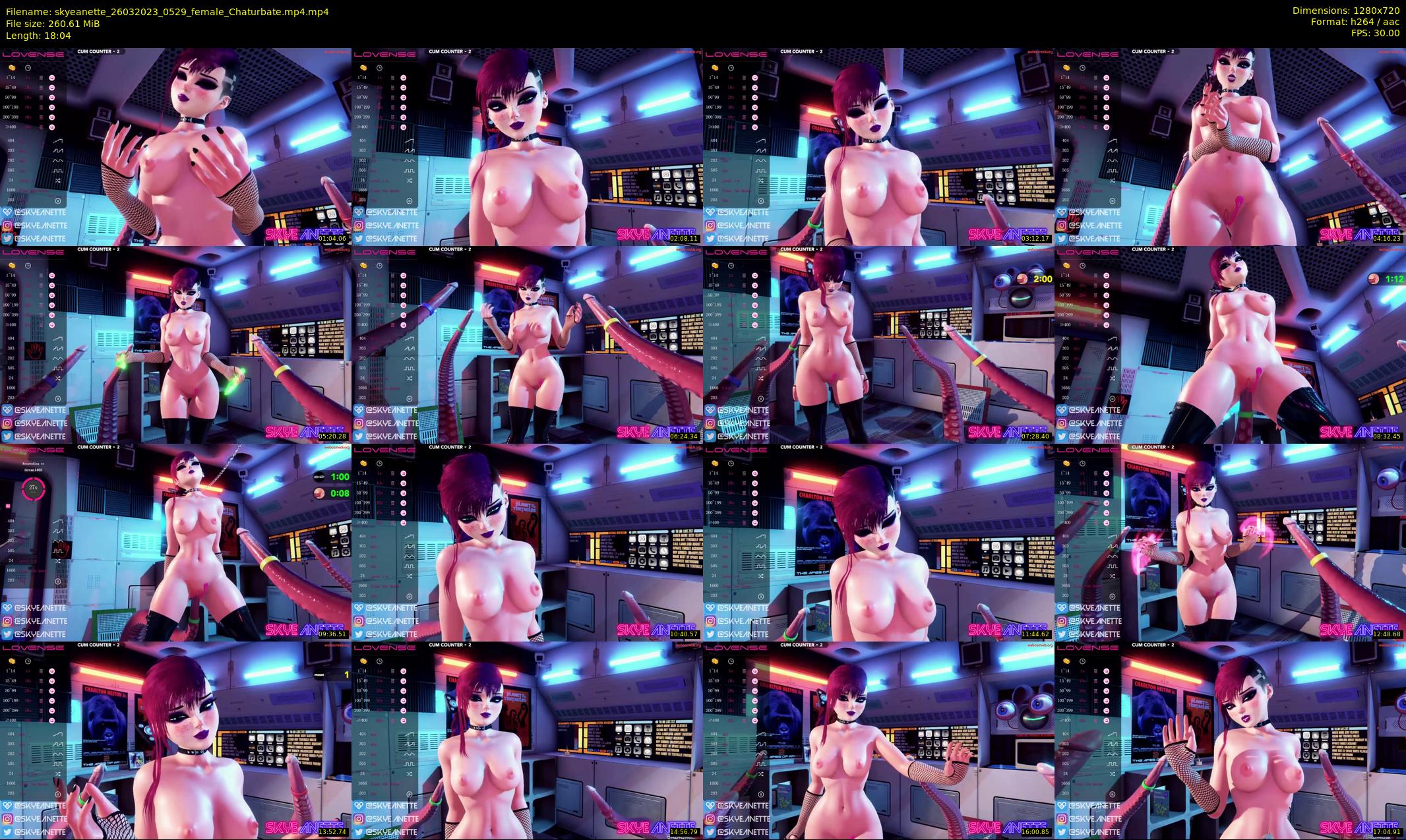 skyeanette — 19 minute Chaturbate female cam show recording, 720p, Mar 26, 2023