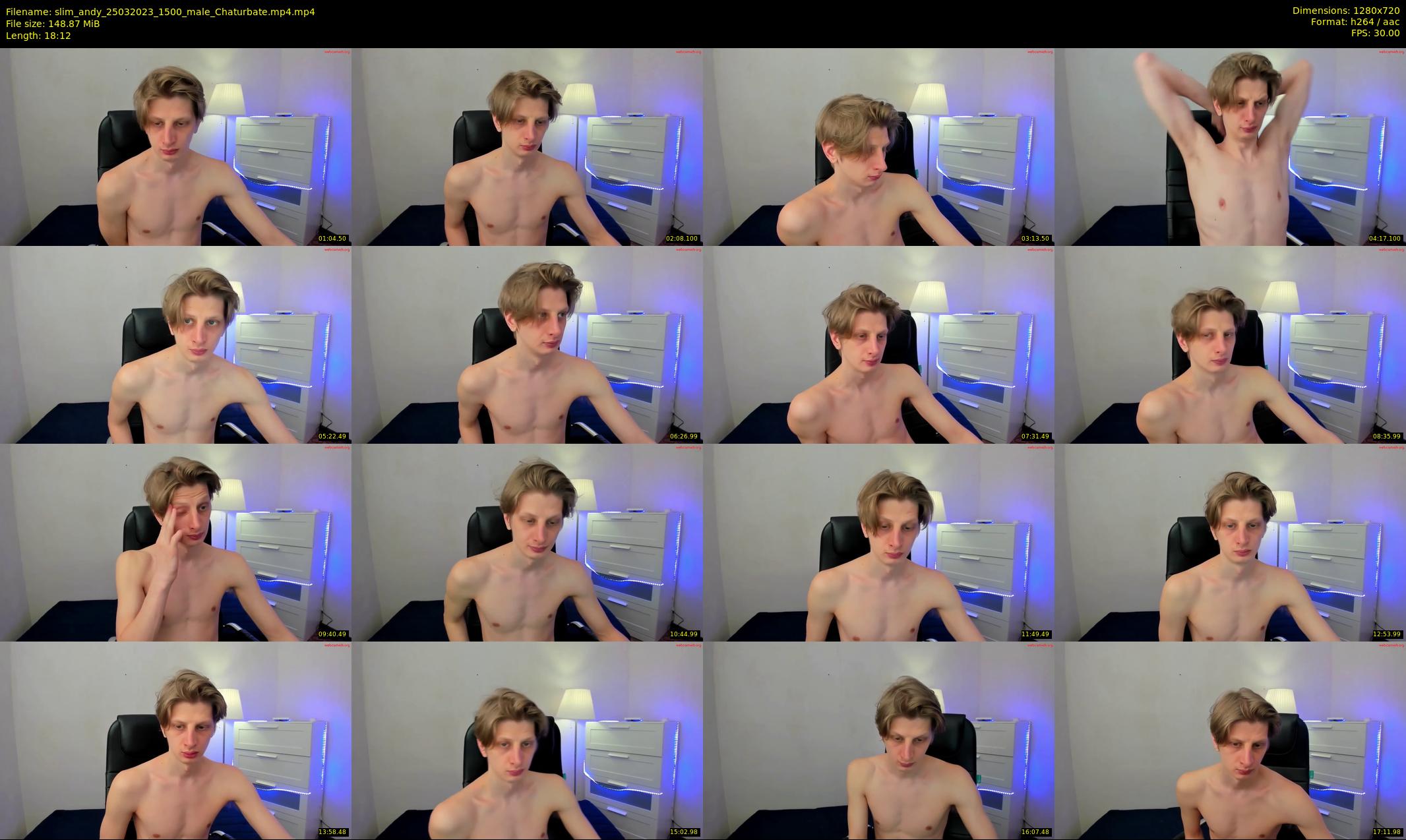 slim_andy — 19 minute Chaturbate male cam show recording, 720p, Mar 25, 2023