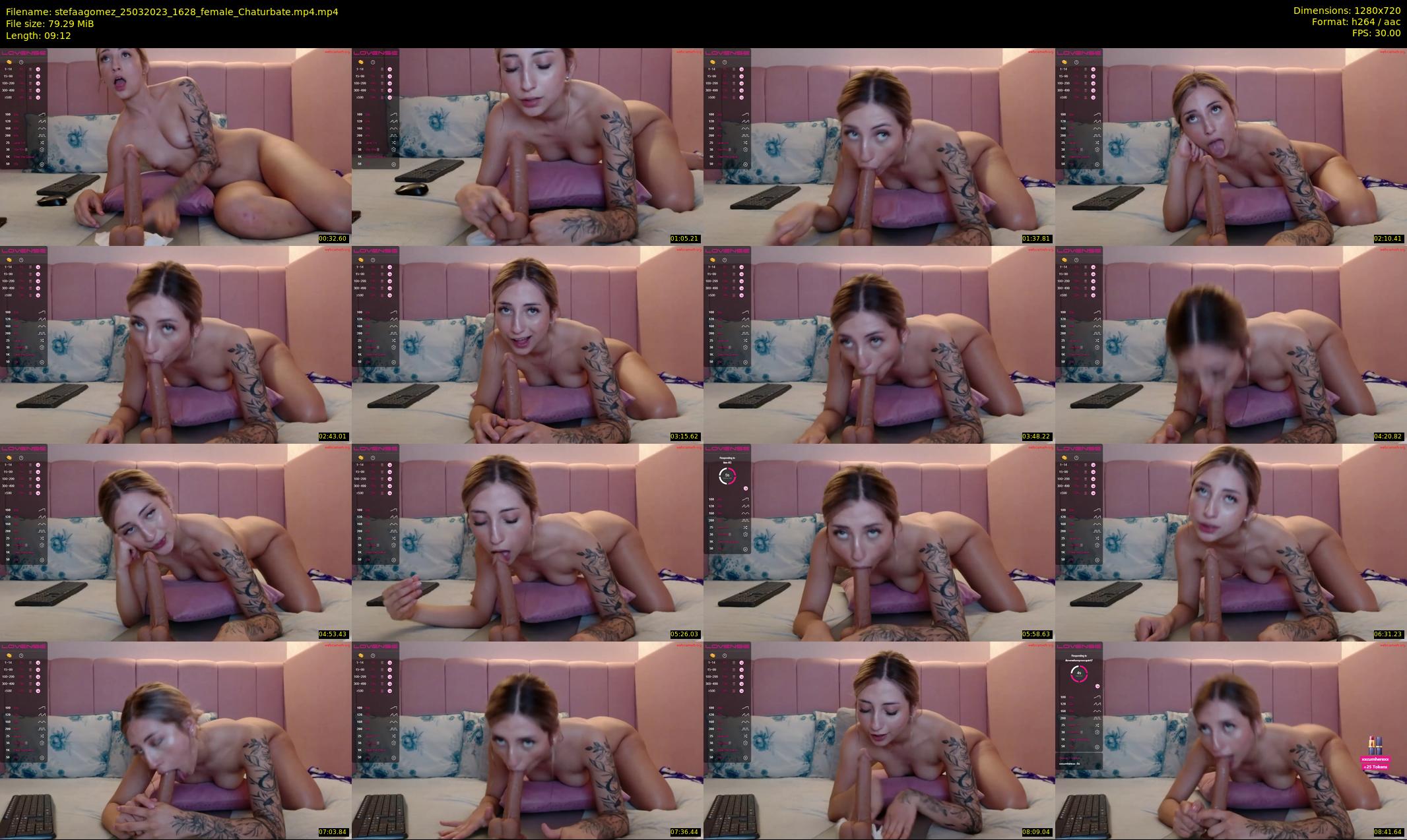 stefaagomez — 10 minute Chaturbate female cam show recording, 720p, Mar 25, 2023