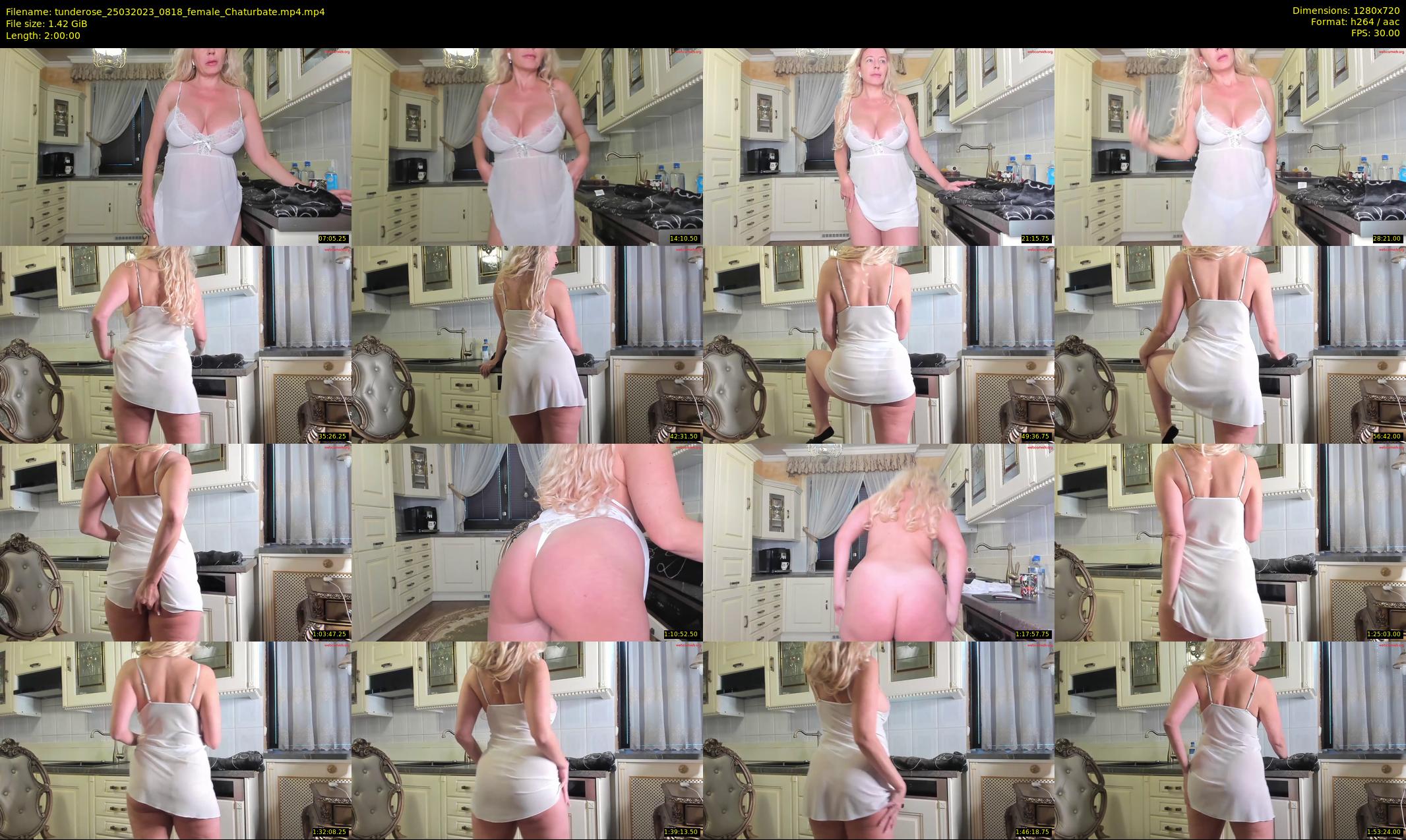 tunderose — 120 minute Chaturbate female cam show recording, 720p, Mar 25, 2023