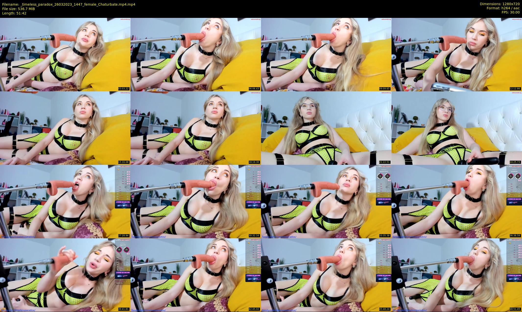 _timeless_paradox — 52 minute Chaturbate female cam show recording, 720p, Mar 26, 2023