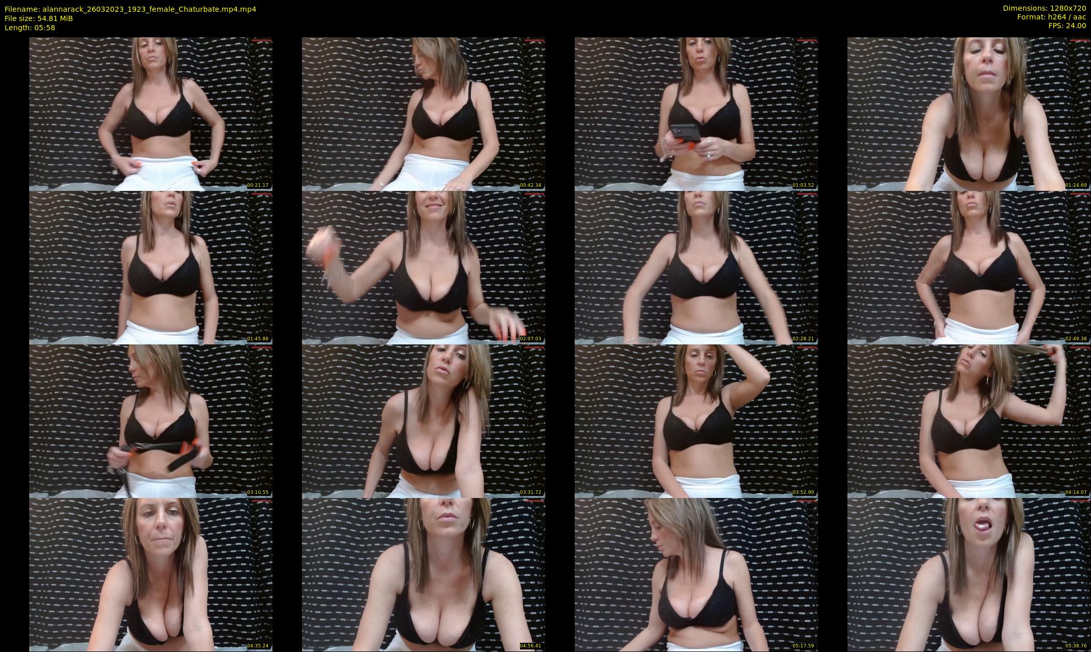 alannarack — 6 minute Chaturbate female cam show recording, 720p, Mar 26, 2023