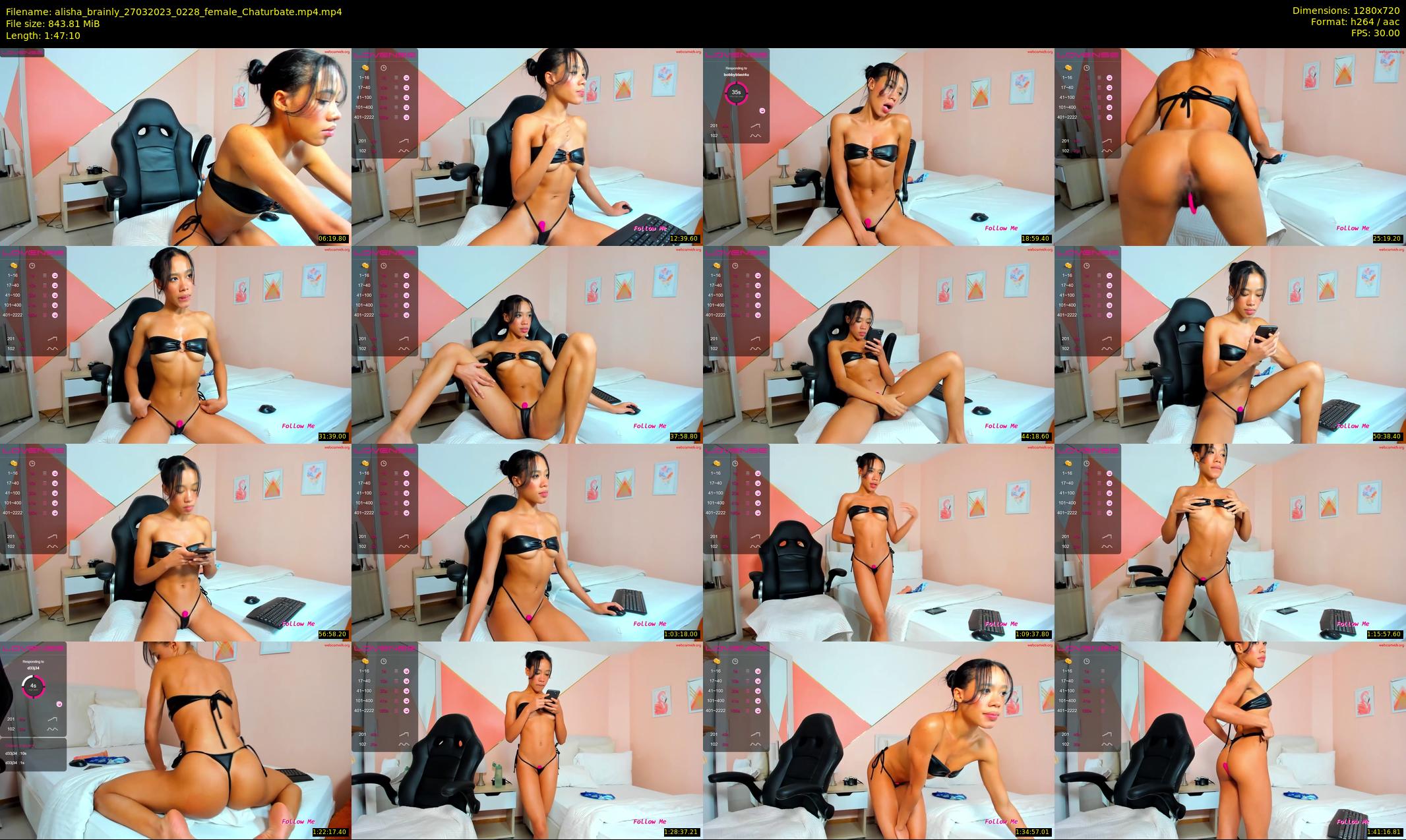 alisha_brainly — 108 minute Chaturbate female cam show recording, 720p, Mar 27, 2023