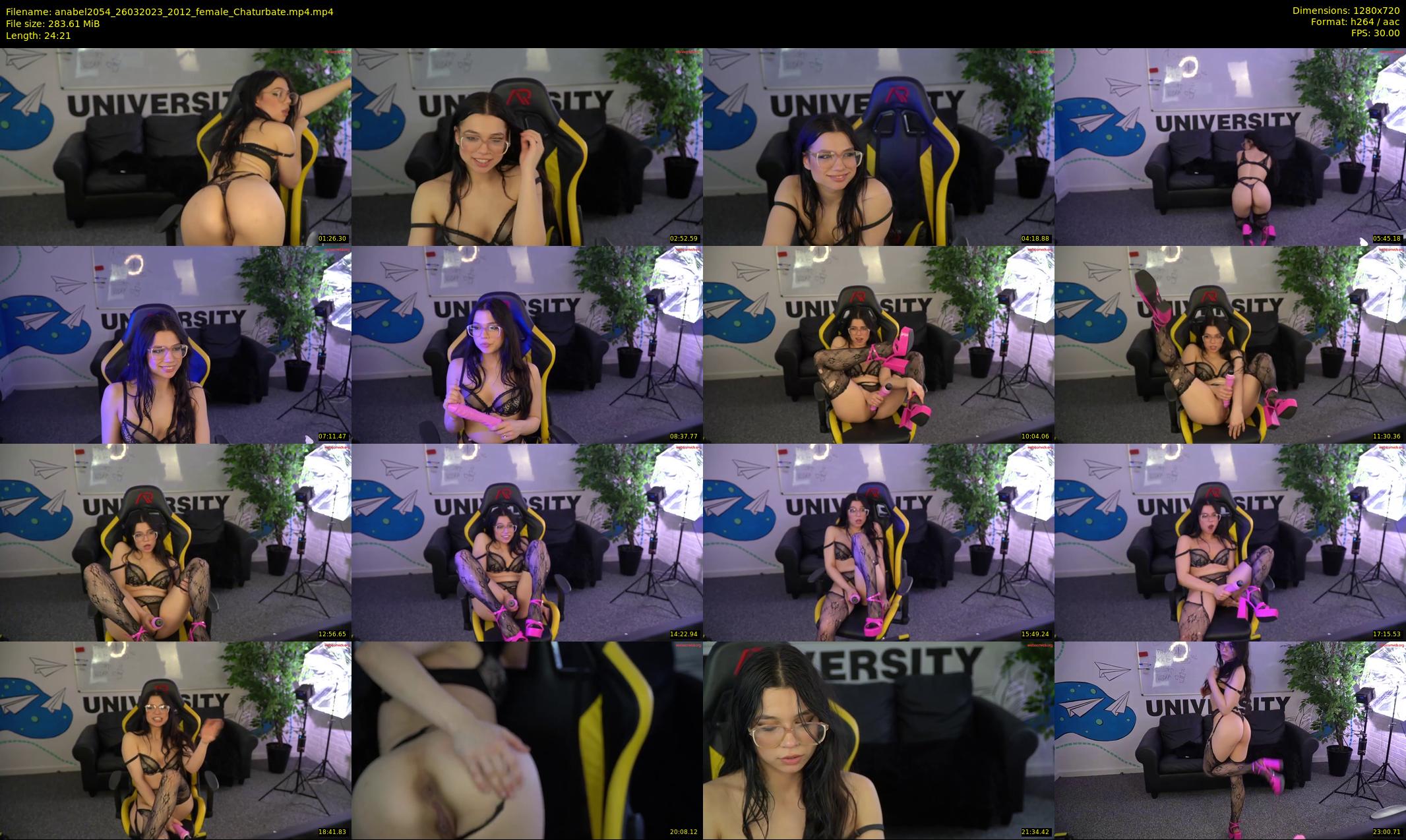 anabel2054 — 25 minute Chaturbate female cam show recording, 720p, Mar 26, 2023