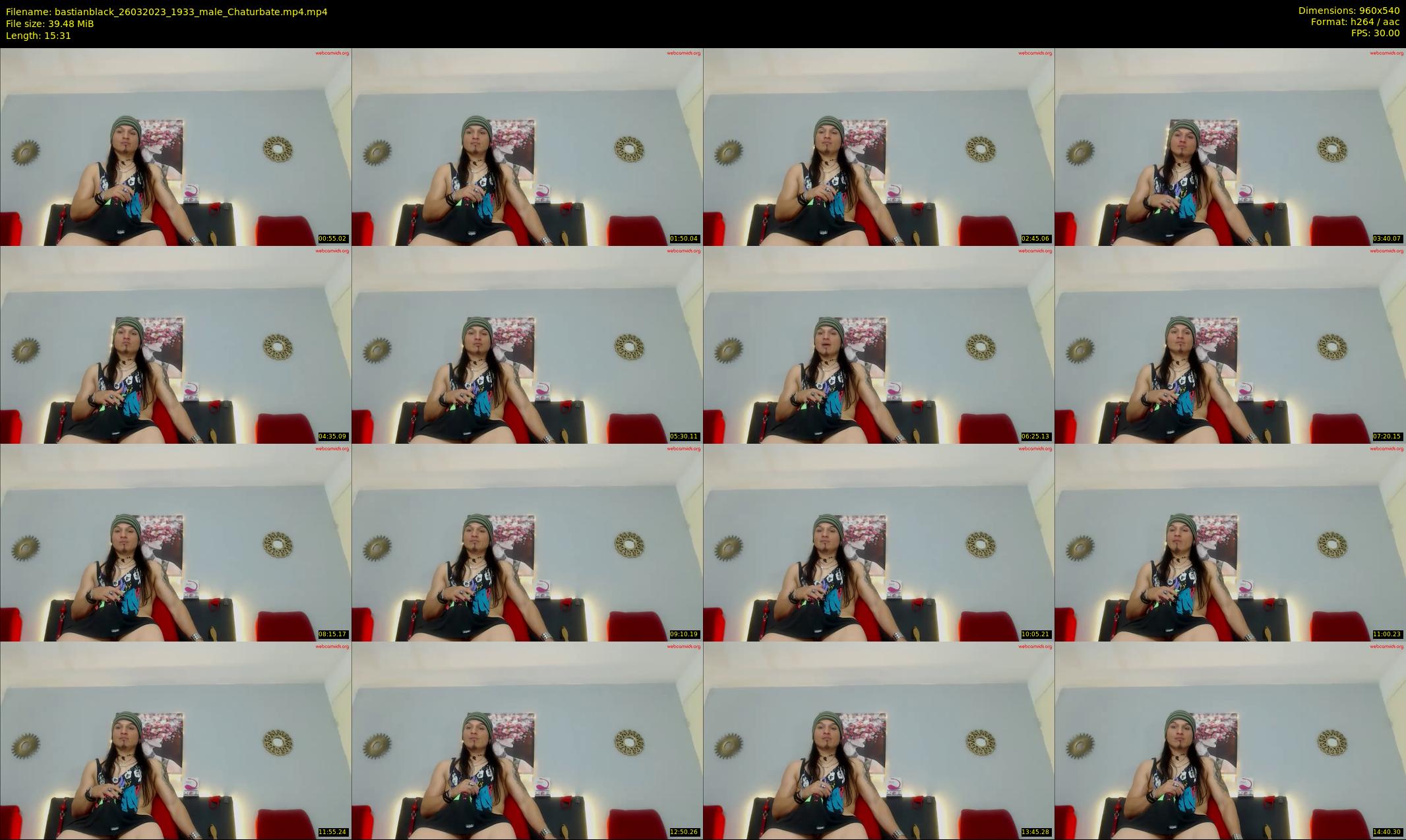 bastianblack — 16 minute Chaturbate male cam show recording, 480p, Mar 26, 2023