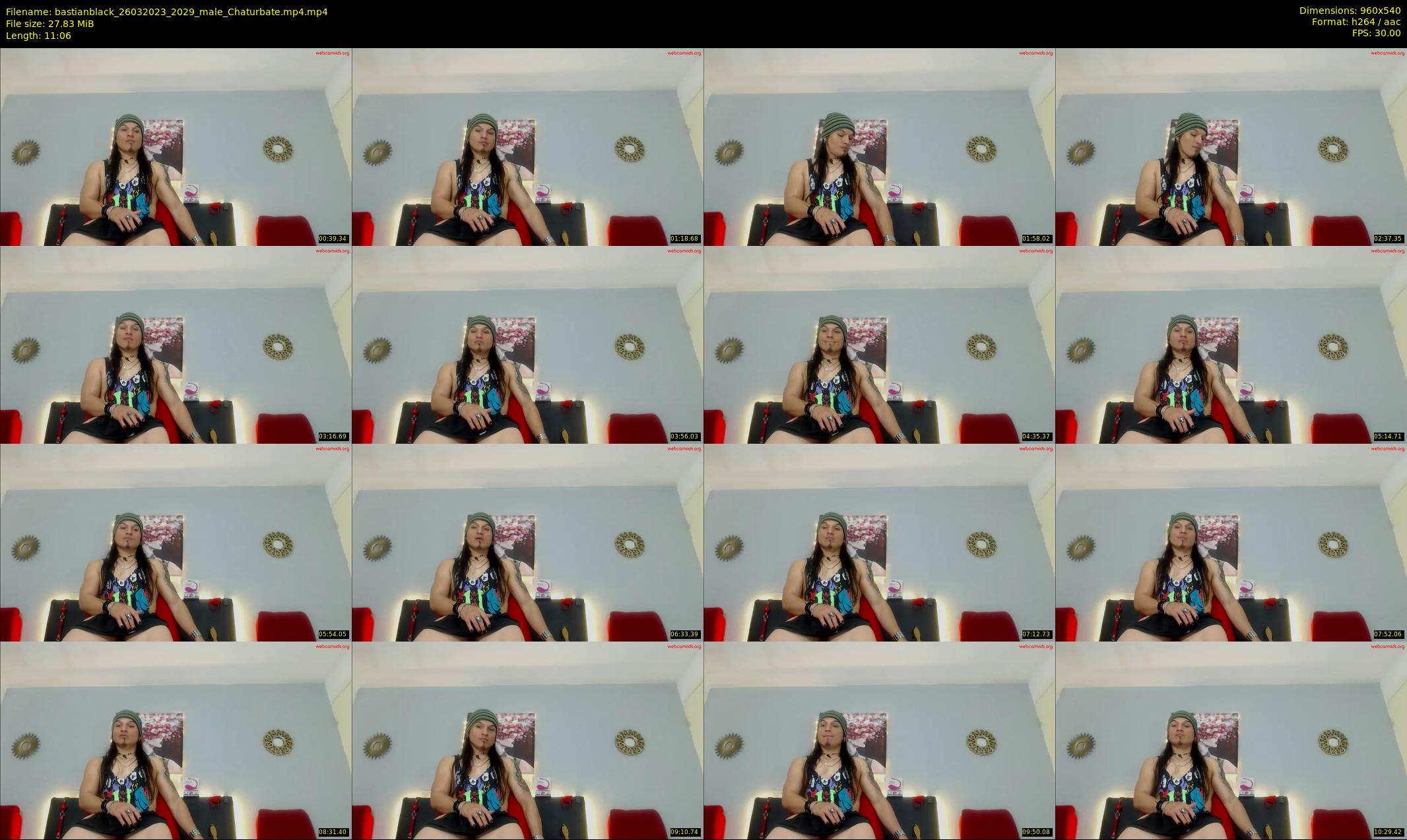 bastianblack — 12 minute Chaturbate male cam show recording, 480p, Mar 26, 2023
