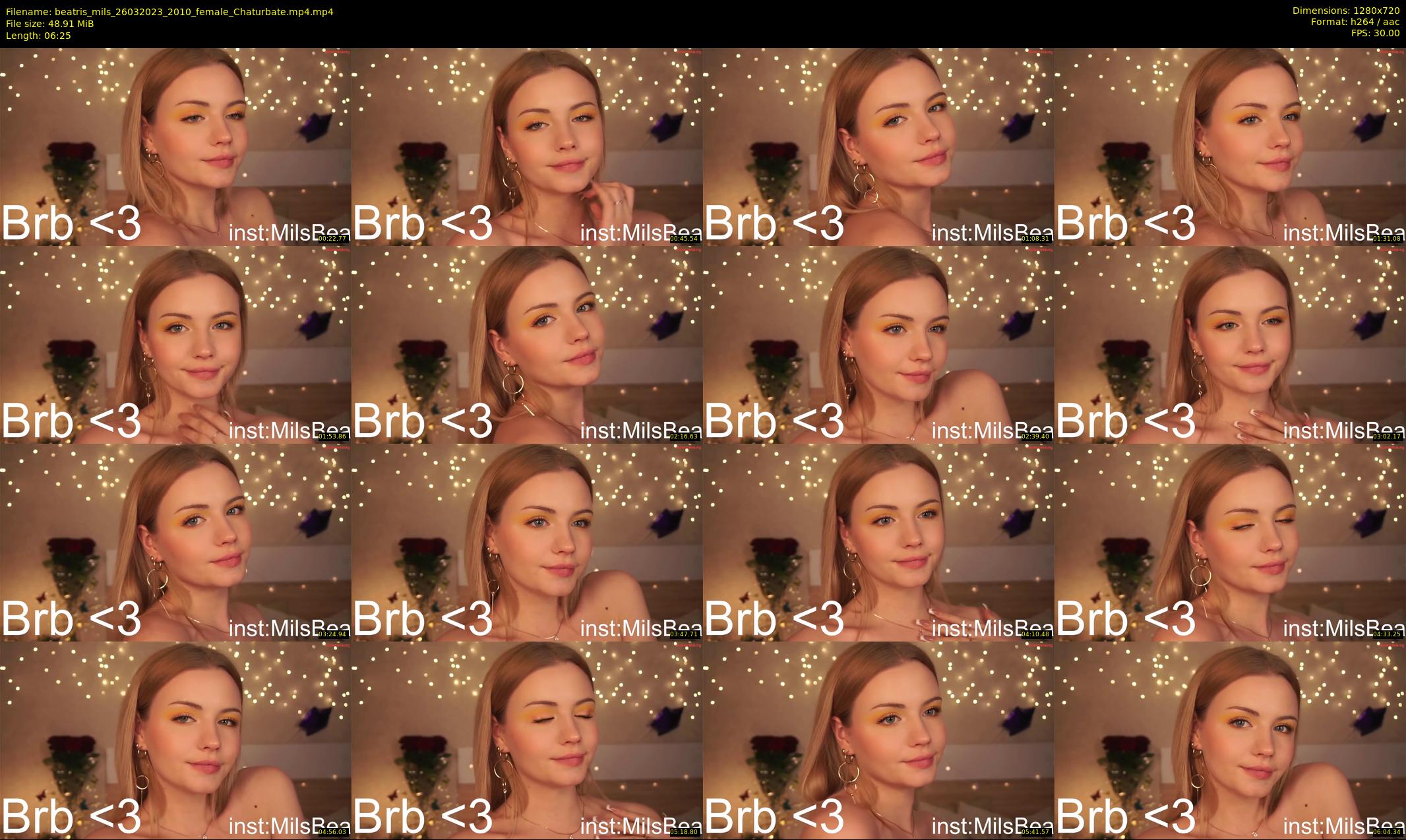beatris_mils — 7 minute Chaturbate female cam show recording, 720p, Mar 26, 2023