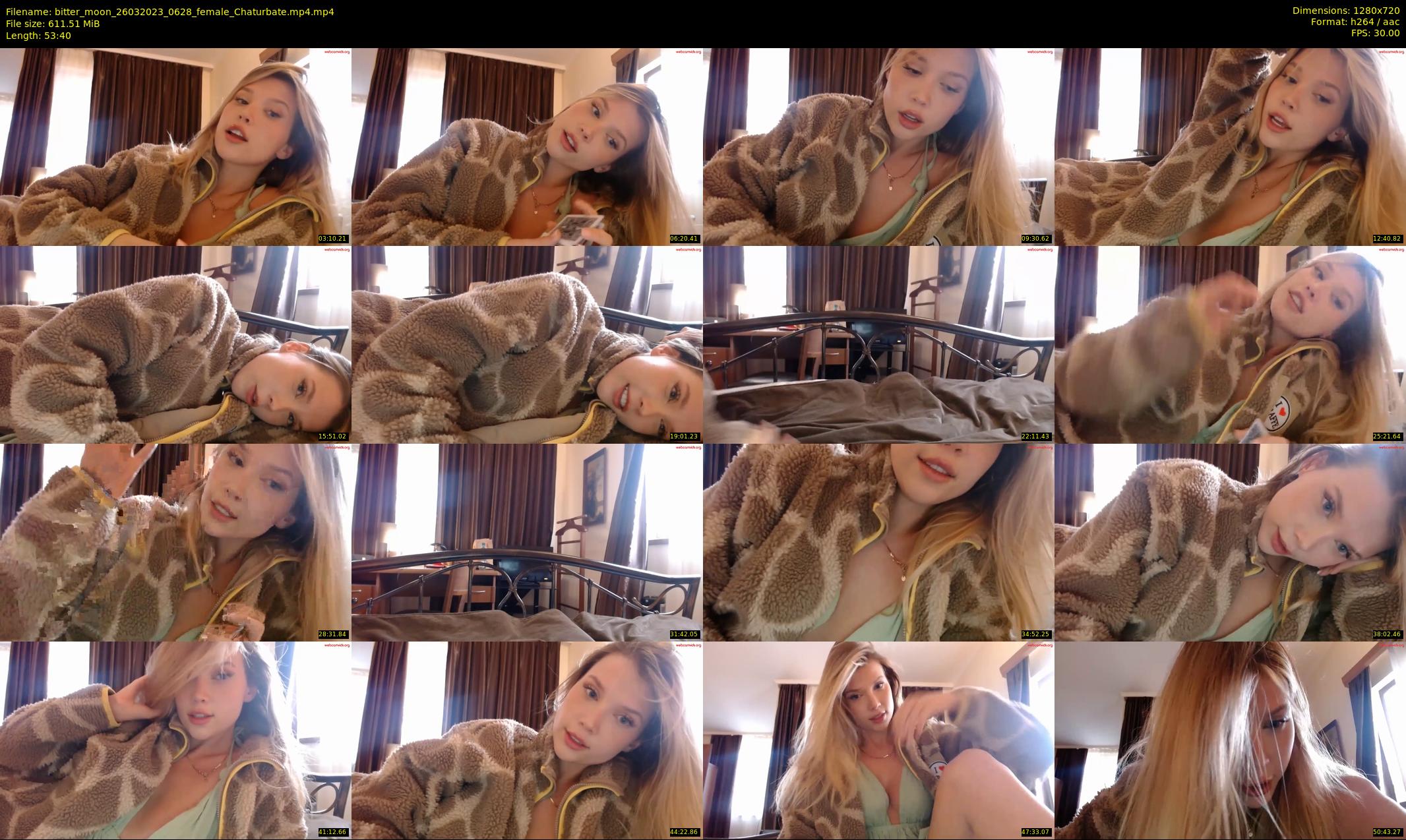 bitter_moon — 54 minute Chaturbate female cam show recording, 720p, Mar 26, 2023