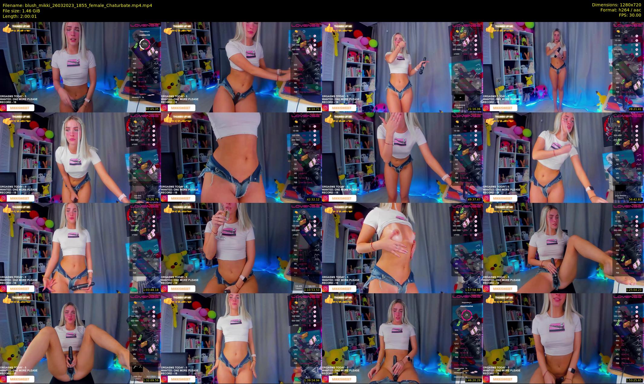 blush_mikki — 121 minute Chaturbate female cam show recording, 720p, Mar 26, 2023