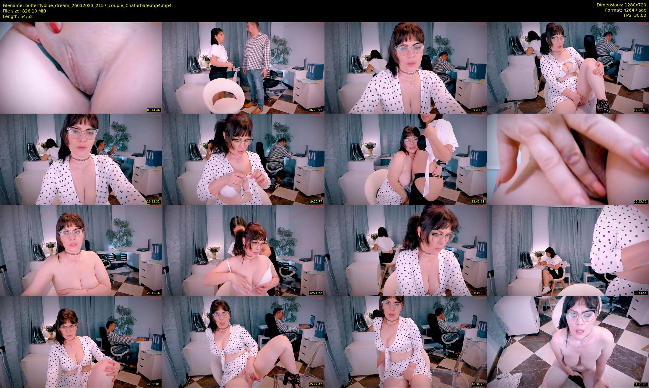 butterflyblue_dream — 55 minute Chaturbate couple cam show recording, 720p, Mar 26, 2023