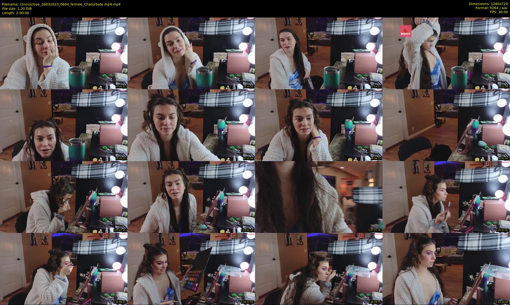 chroniclove — 120 minute Chaturbate female cam show recording, 720p, Mar 26, 2023