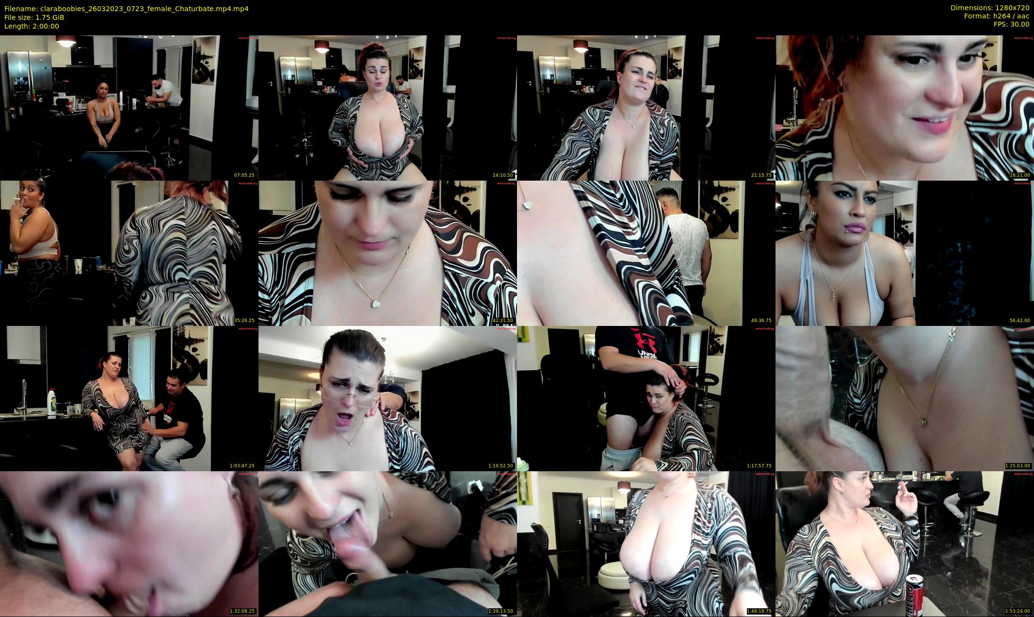 claraboobies — 120 minute Chaturbate female cam show recording, 720p, Mar 26, 2023