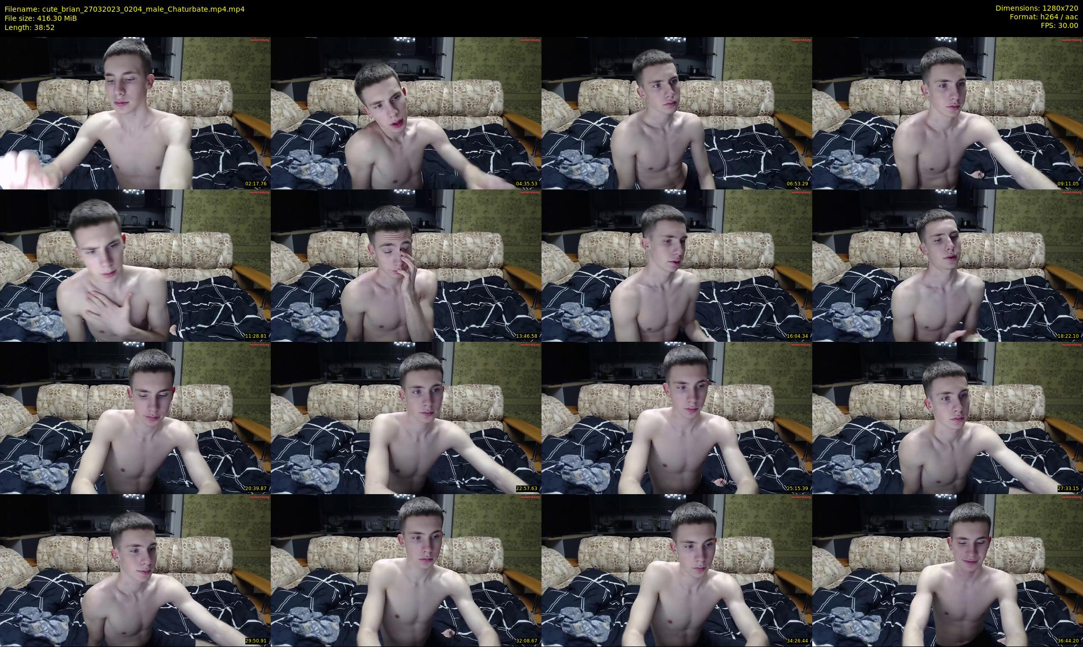 cute_brian — 39 minute Chaturbate male cam show recording, 720p, Mar 27, 2023