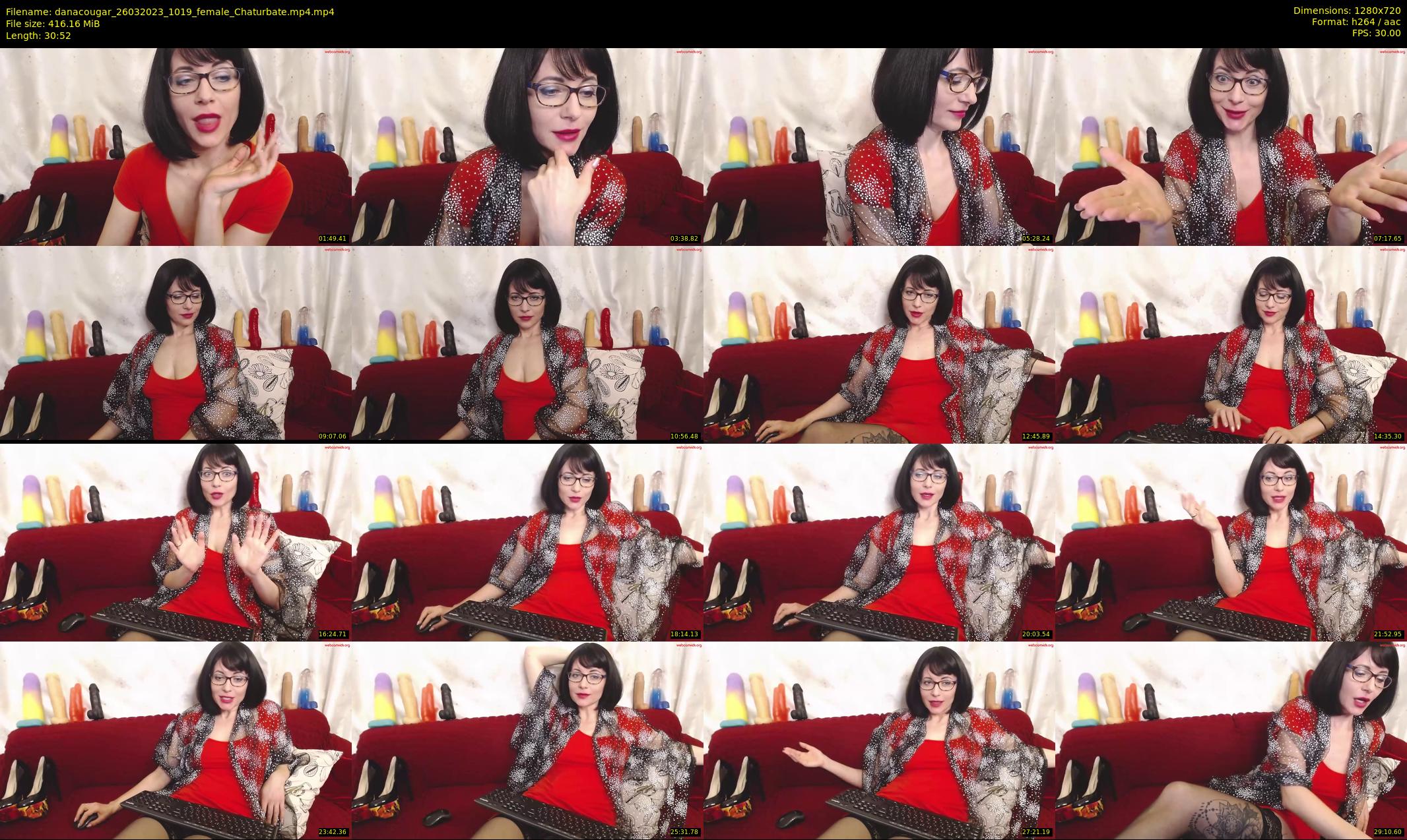 danacougar — 31 minute Chaturbate female cam show recording, 720p, Mar 26, 2023