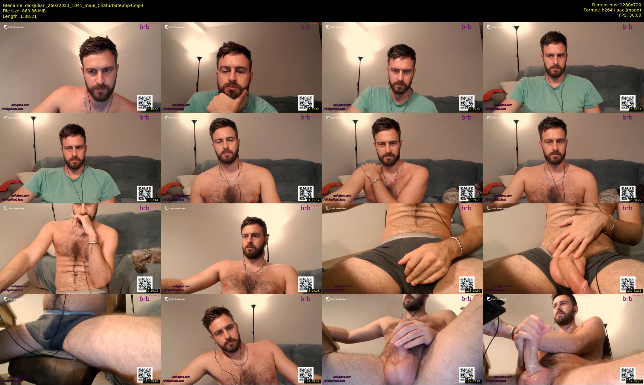 dickjulian — 99 minute Chaturbate male cam show recording, 720p, Mar 26, 2023