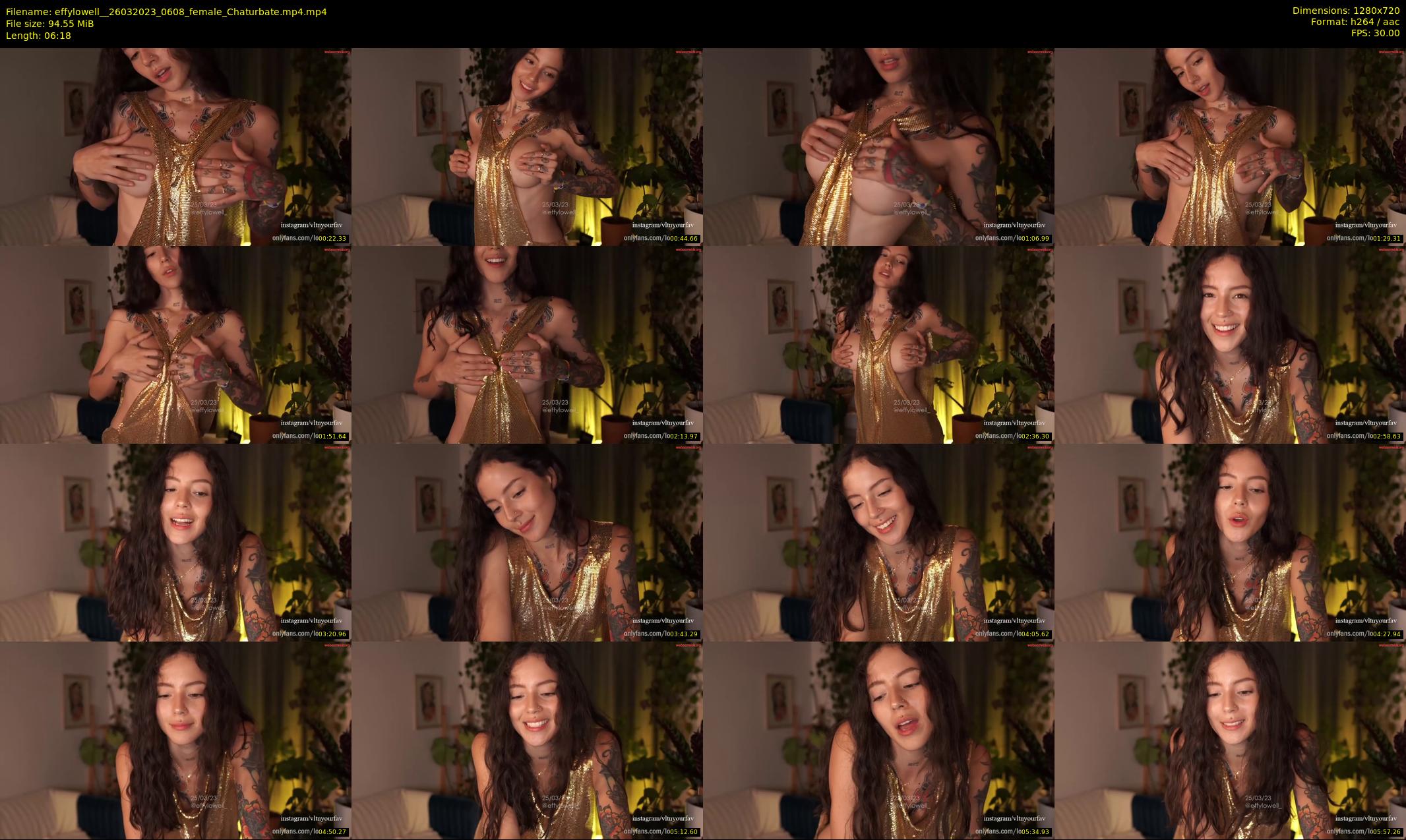 effylowell_ — 7 minute Chaturbate female cam show recording, 720p, Mar 26, 2023