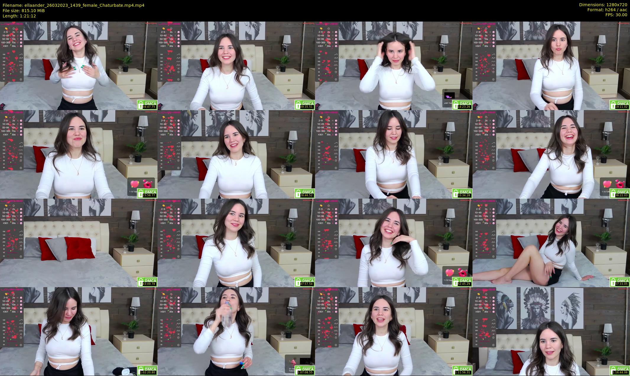 ellaander — 82 minute Chaturbate female cam show recording, 720p, Mar 26, 2023
