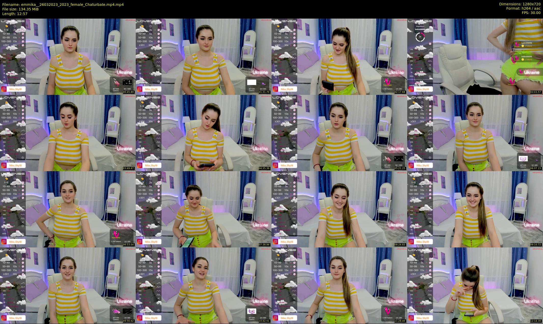 emmika_ — 13 minute Chaturbate female cam show recording, 720p, Mar 26, 2023