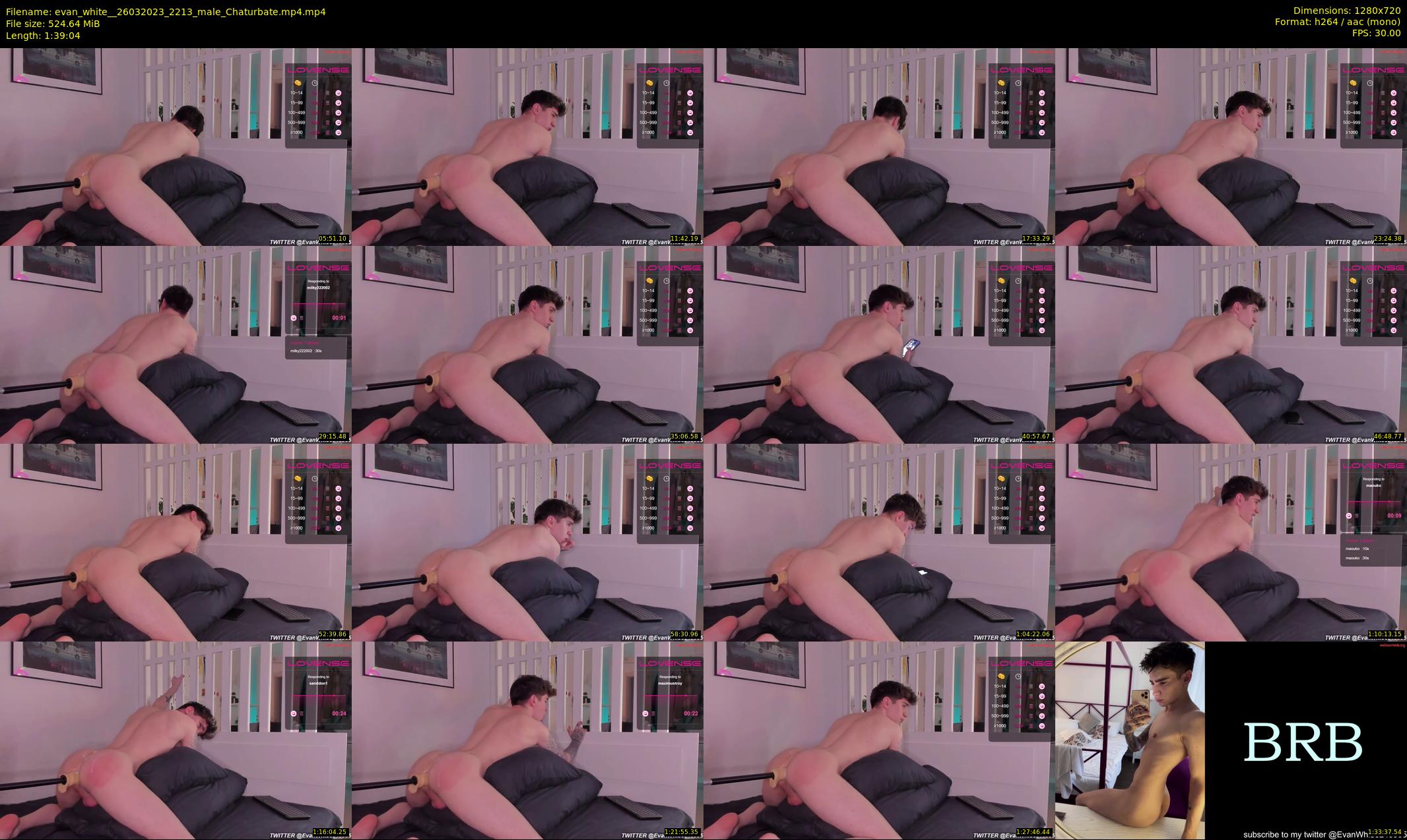 evan_white_ — 100 minute Chaturbate male cam show recording, 720p, Mar 26, 2023