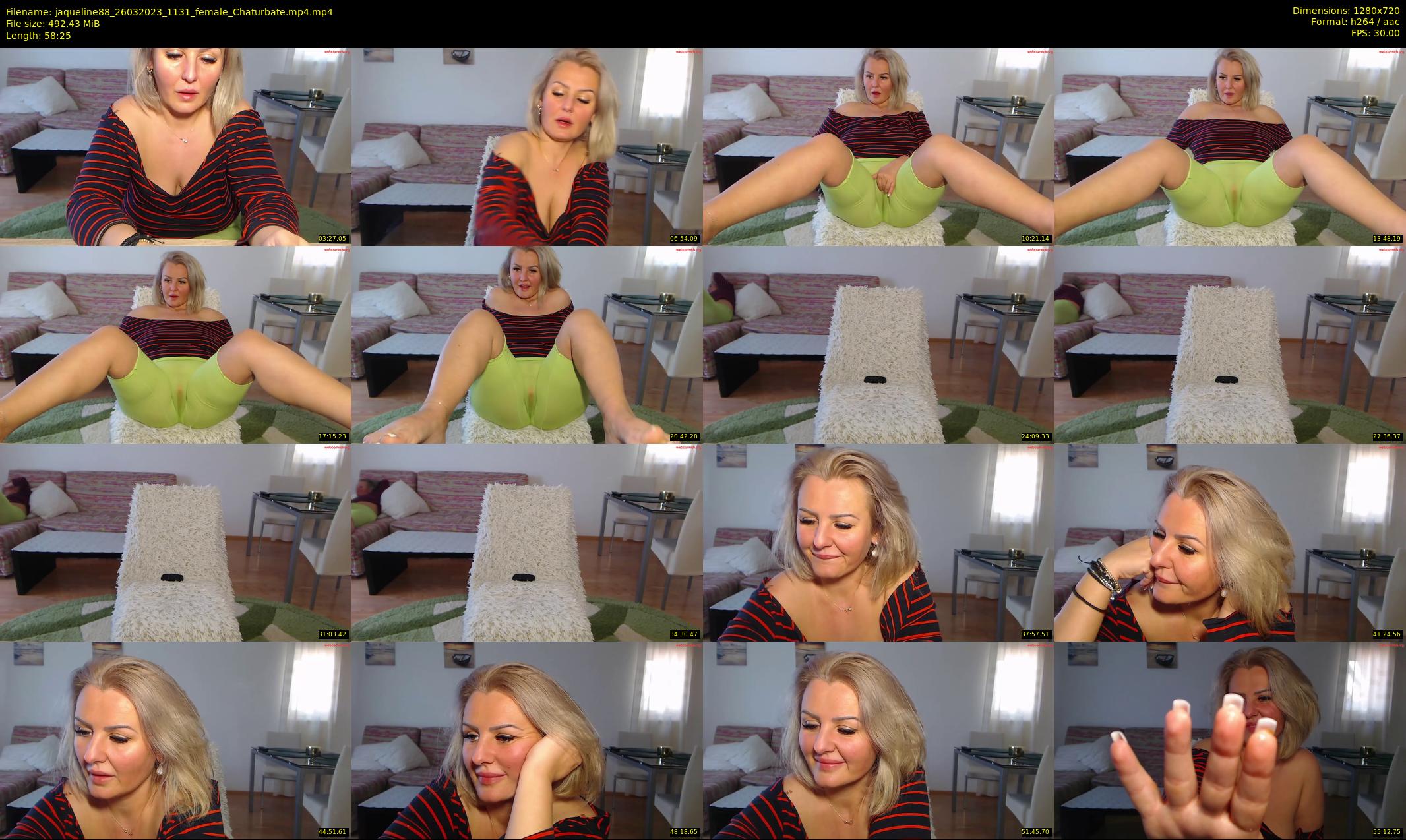 jaqueline88 — 59 minute Chaturbate female cam show recording, 720p, Mar 26, 2023