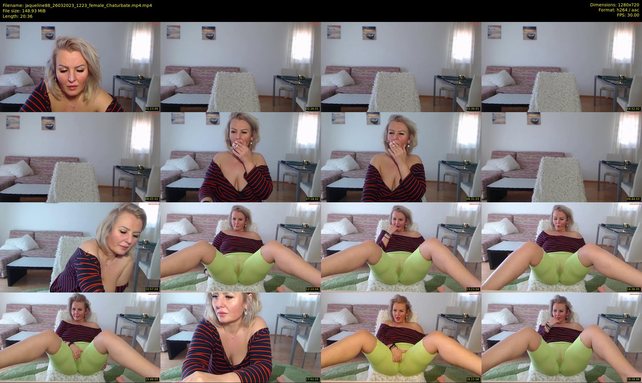 jaqueline88 — 21 minute Chaturbate female cam show recording, 720p, Mar 26, 2023