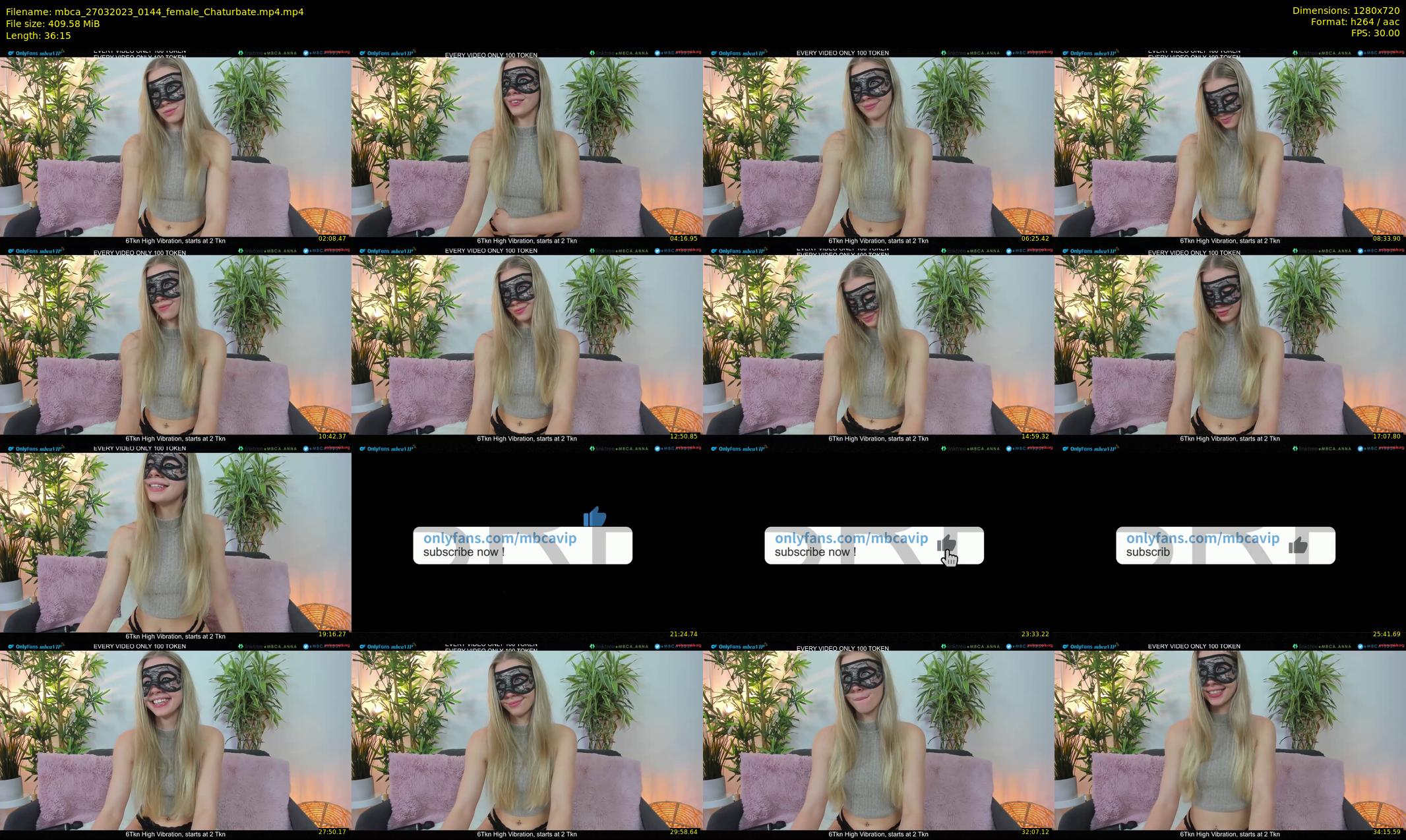 mbca — 37 minute Chaturbate couple cam show recording, 720p, Mar 27, 2023