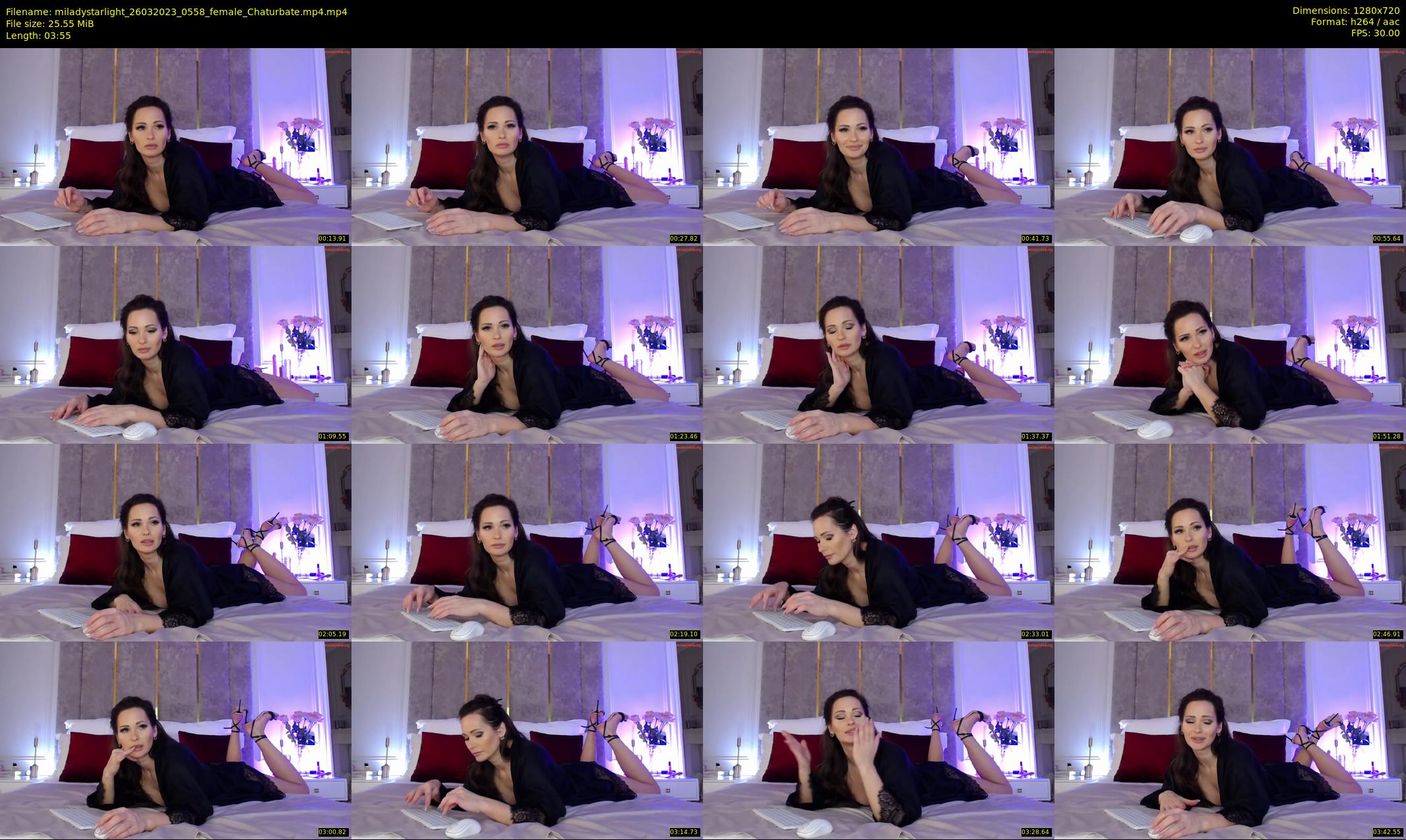 miladystarlight — 4 minute Chaturbate female cam show recording, 720p, Mar 26, 2023
