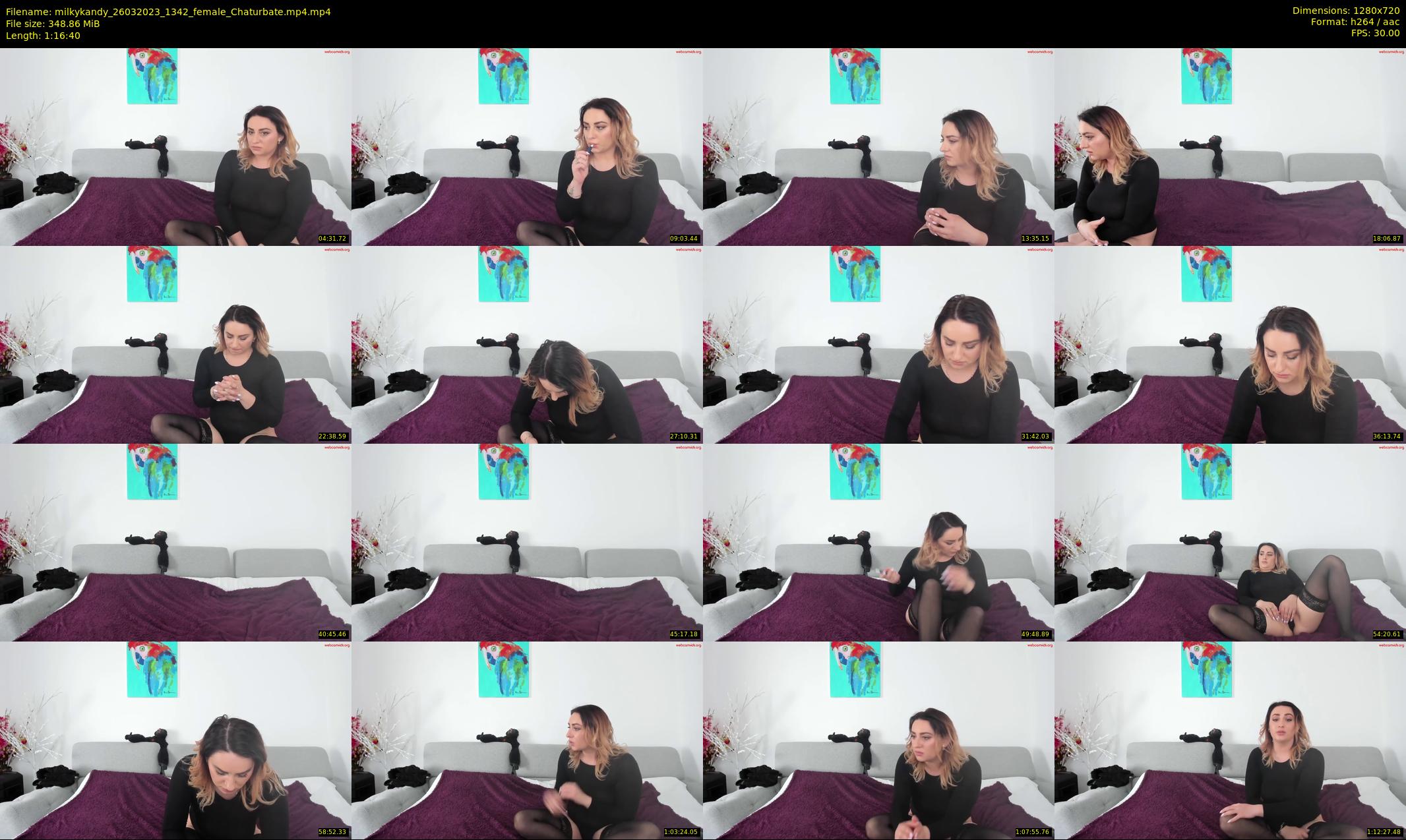 milkykandy — 77 minute Chaturbate female cam show recording, 720p, Mar 26, 2023