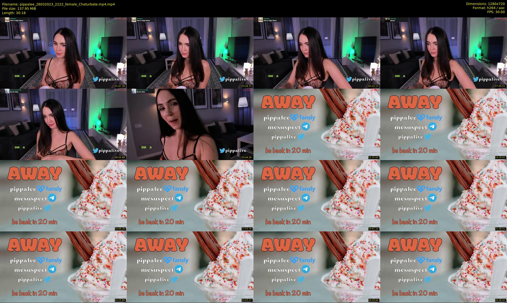 pippalee — 31 minute Chaturbate female cam show recording, 720p, Mar 26, 2023