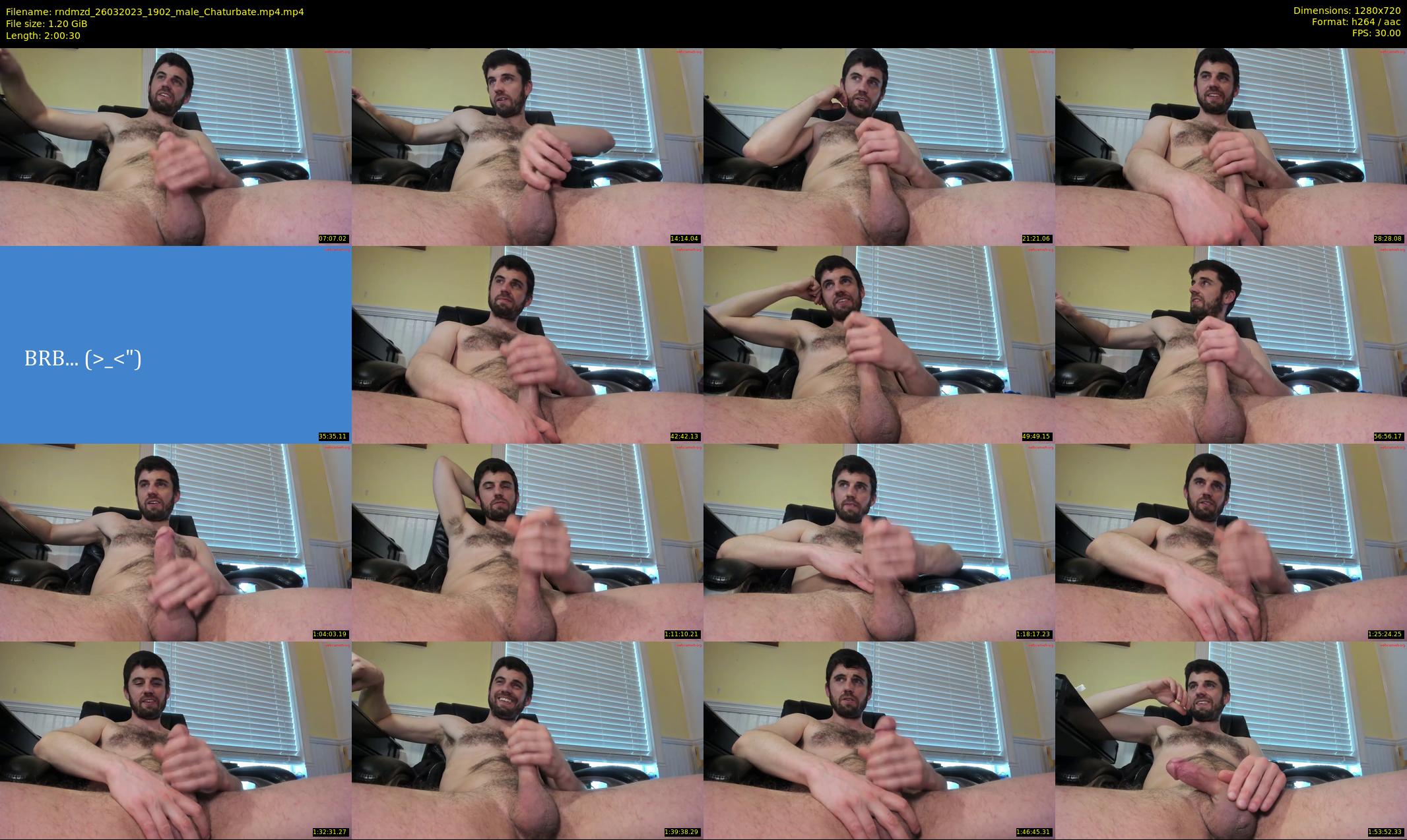 rndmzd — 121 minute Chaturbate male cam show recording, 720p, Mar 26, 2023