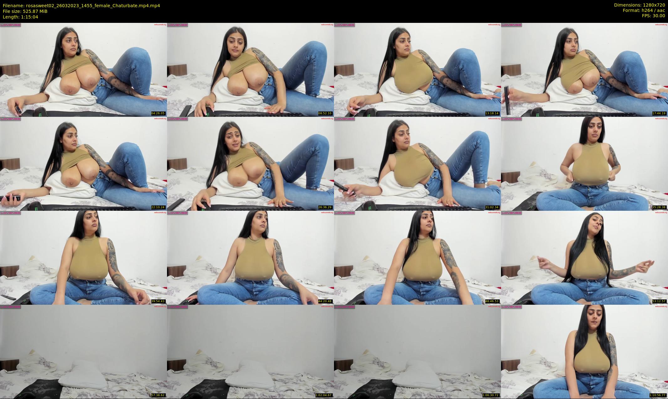 rosasweet02 — 76 minute Chaturbate female cam show recording, 720p, Mar 26, 2023