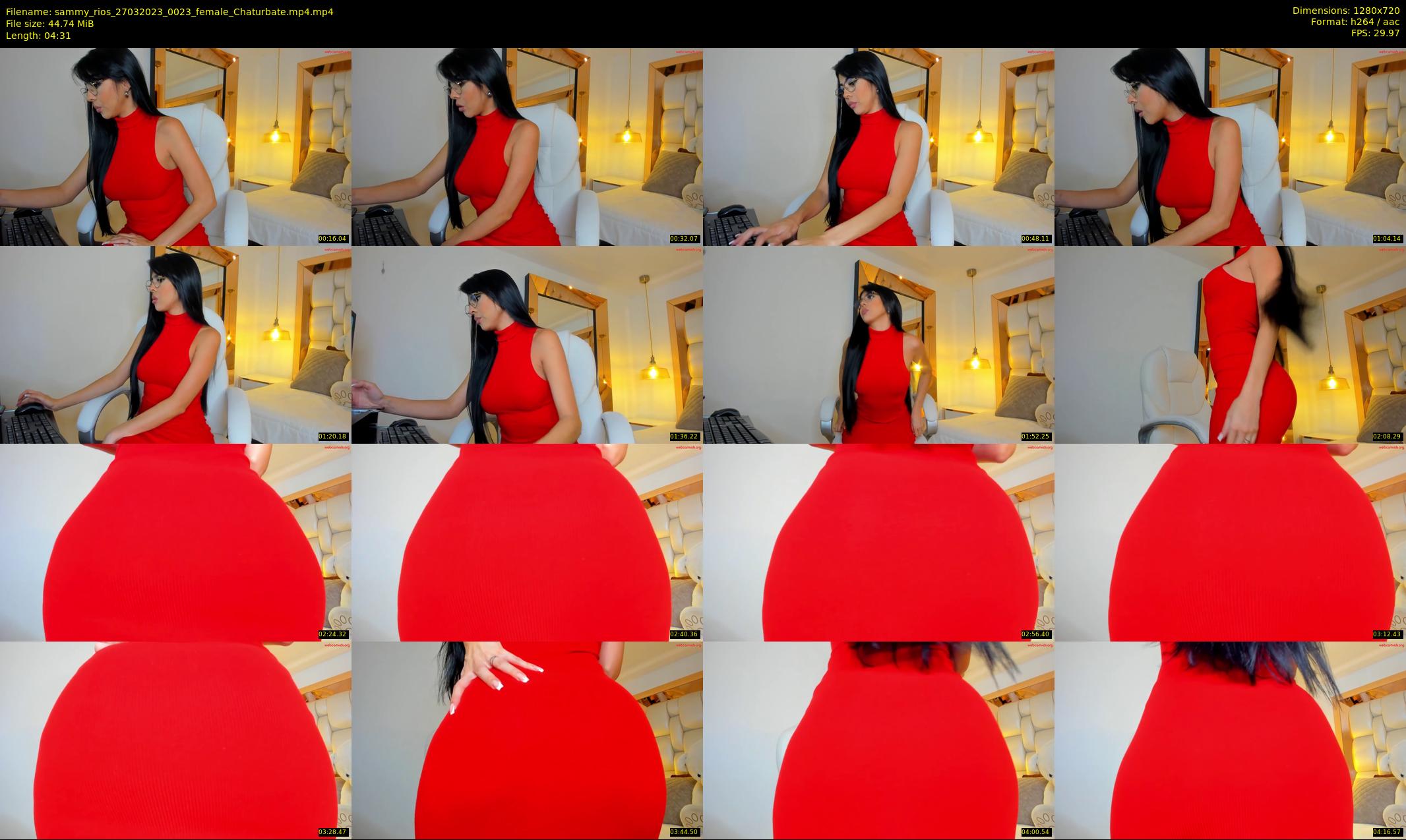 sammy_rios — 5 minute Chaturbate female cam show recording, 720p, Mar 27, 2023