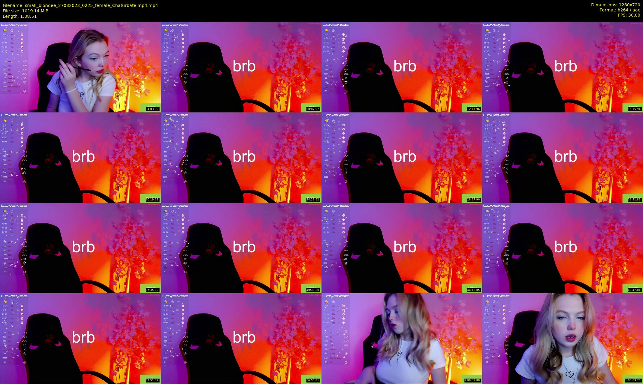 small_blondee — 69 minute Chaturbate female cam show recording, 720p, Mar 27, 2023