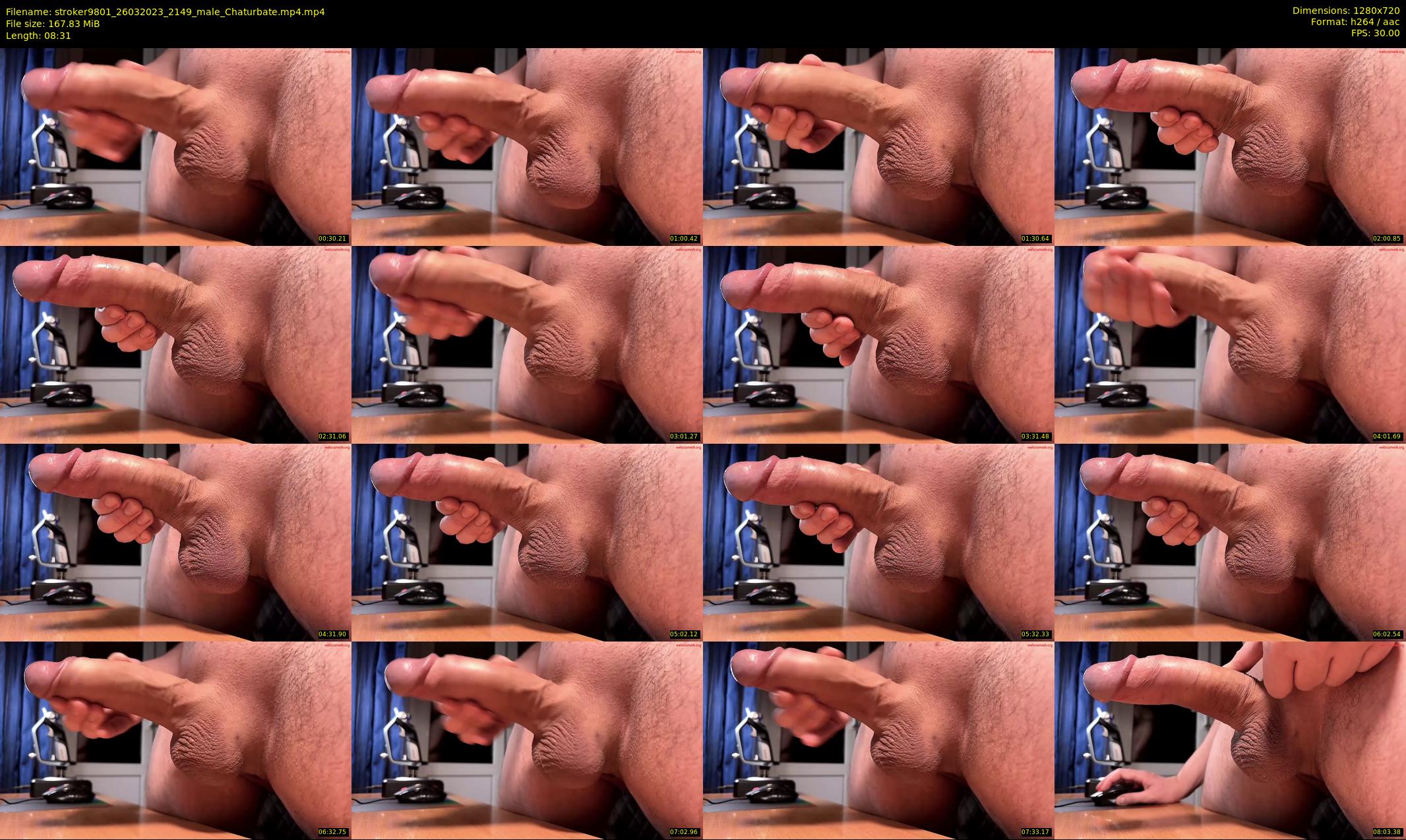 stroker9801 — 9 minute Chaturbate male cam show recording, 720p, Mar 26, 2023