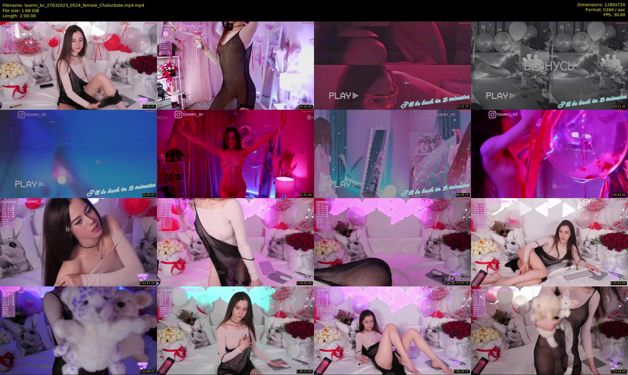 taanni_bc — 120 minute Chaturbate female cam show recording, 720p, Mar 27, 2023